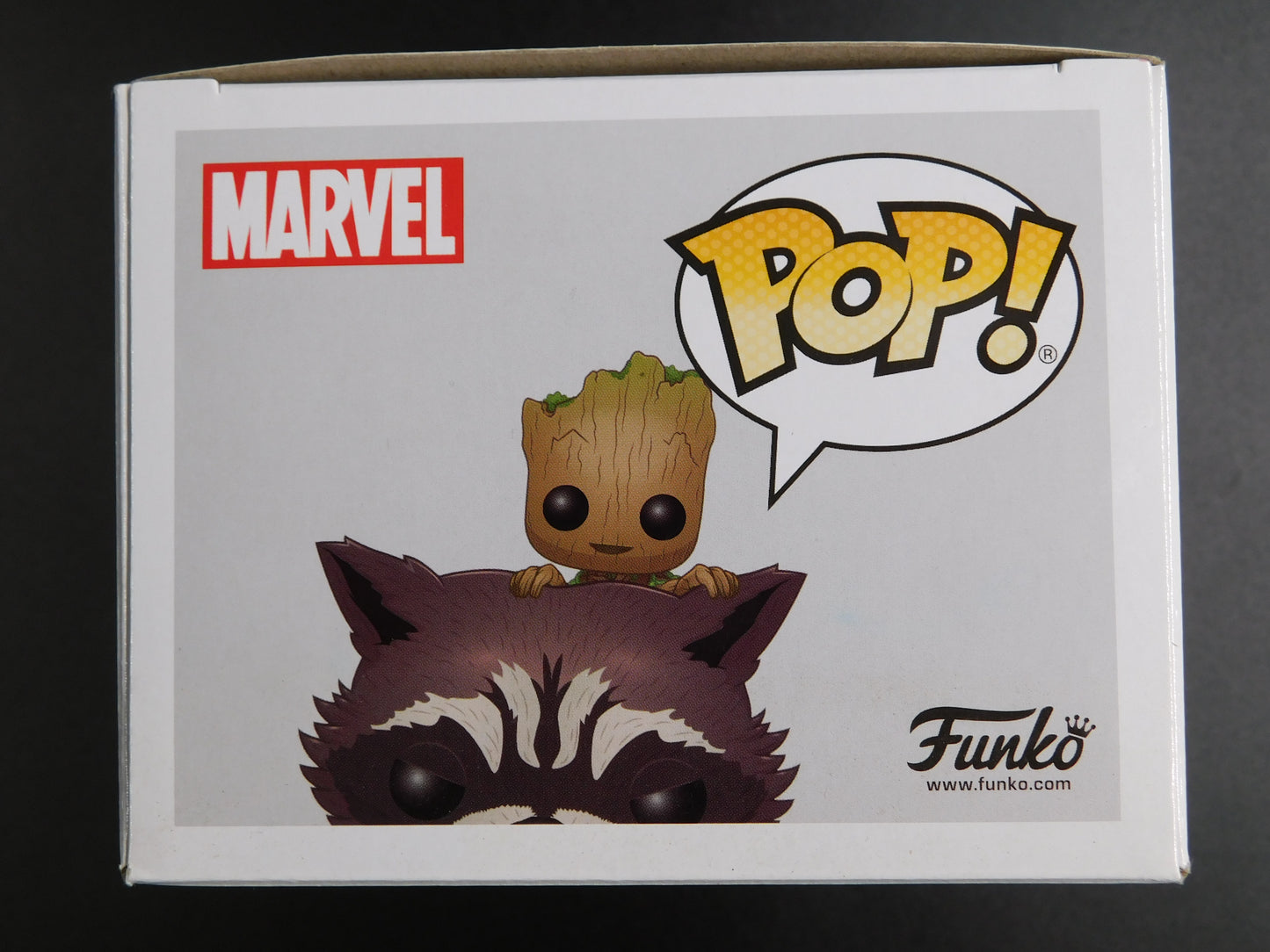 Bradley Cooper Signed Autographed Funko Pop 211 Rocket with Groot Marvel Guardians JSA COA B