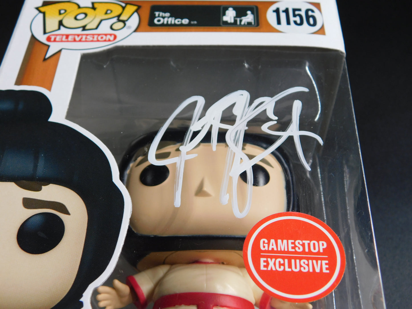 John Krasinski Signed Autographed Funko Pop 1156 Jim Halpert The Office JSA COA