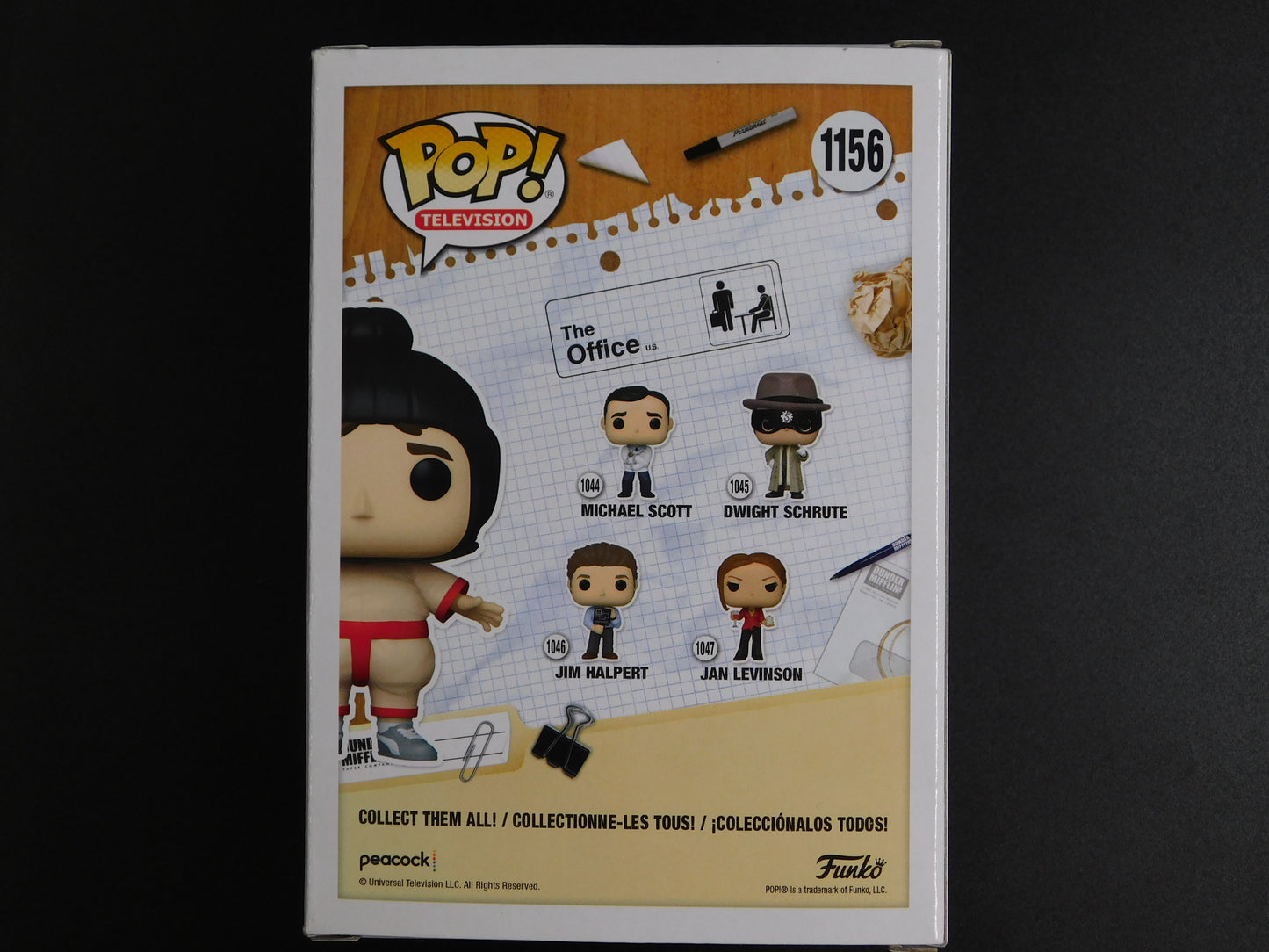 John Krasinski Signed Autographed Funko Pop 1156 Jim Halpert The Office JSA COA
