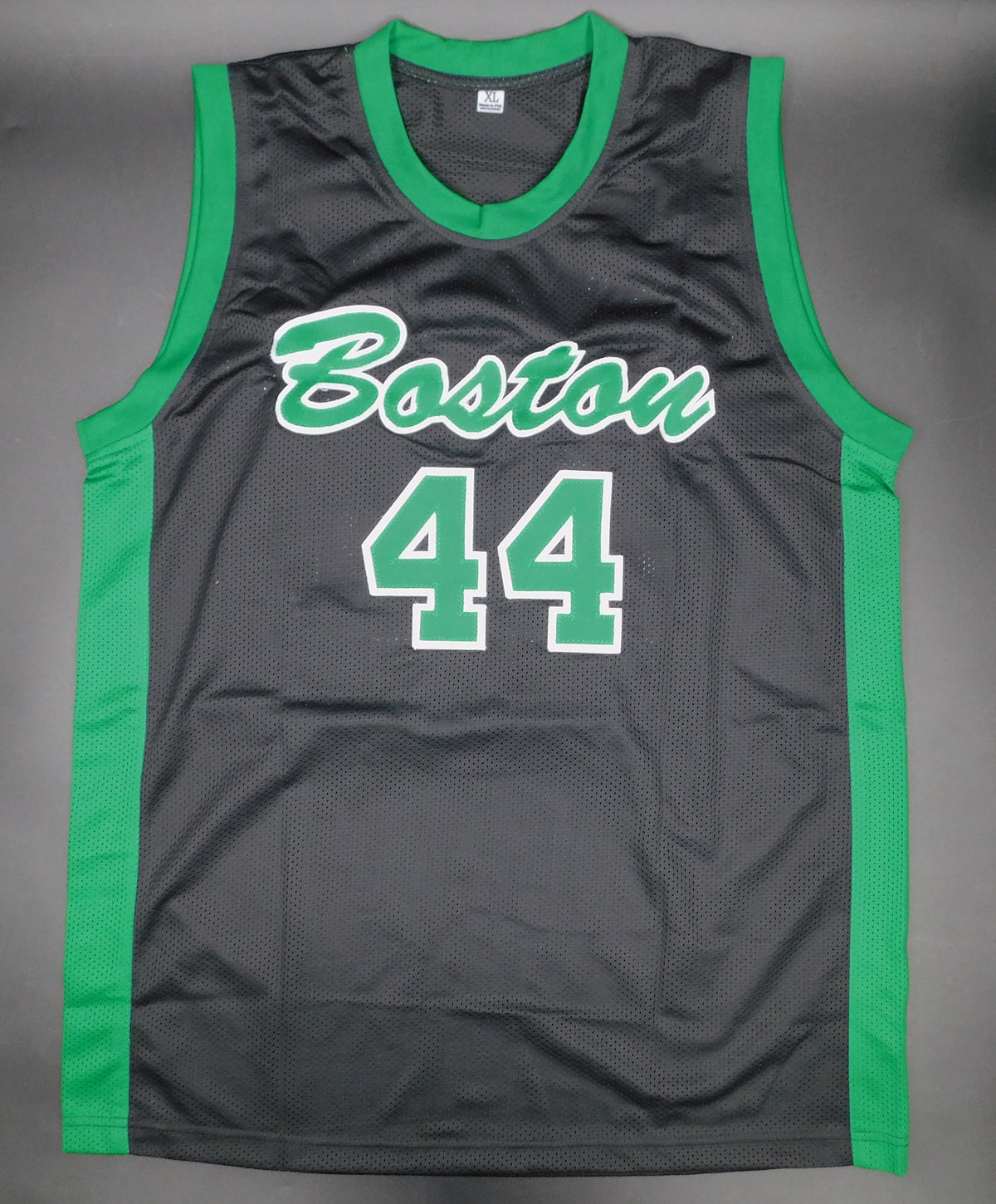 Brian Scalabrine Signed Autographed Boston Celtics Basketball Jersey White Mamba BAS COA