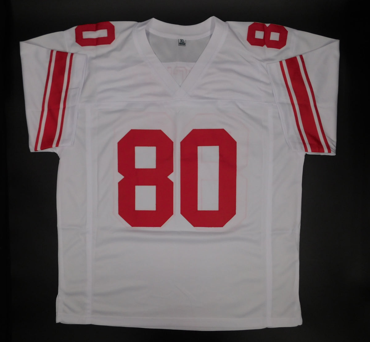Jeremy Shockey Signed Autographed New York Giants White Football Jersey JSA COA
