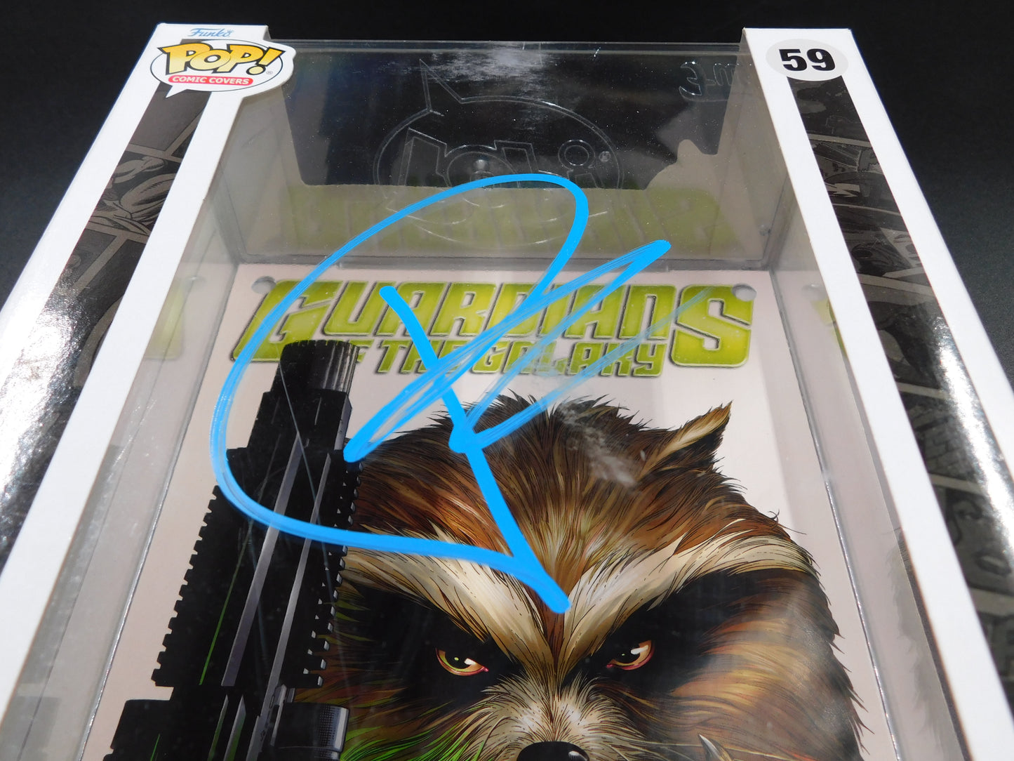 Bradley Cooper Signed Autographed Funko Pop 59 Rocket Raccoon Comic Book JSA COA B