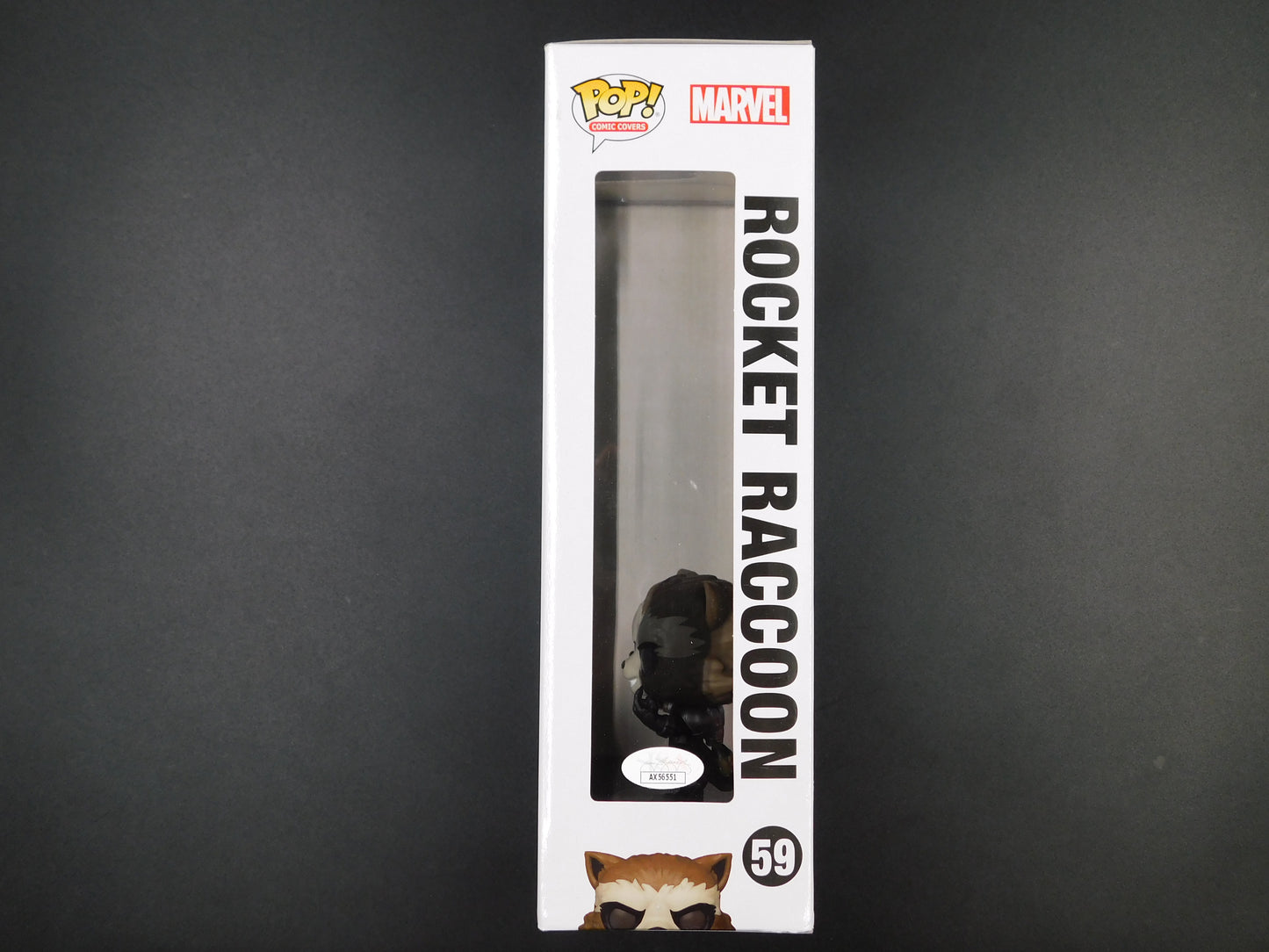 Bradley Cooper Signed Autographed Funko Pop 59 Rocket Raccoon Comic Book JSA COA B
