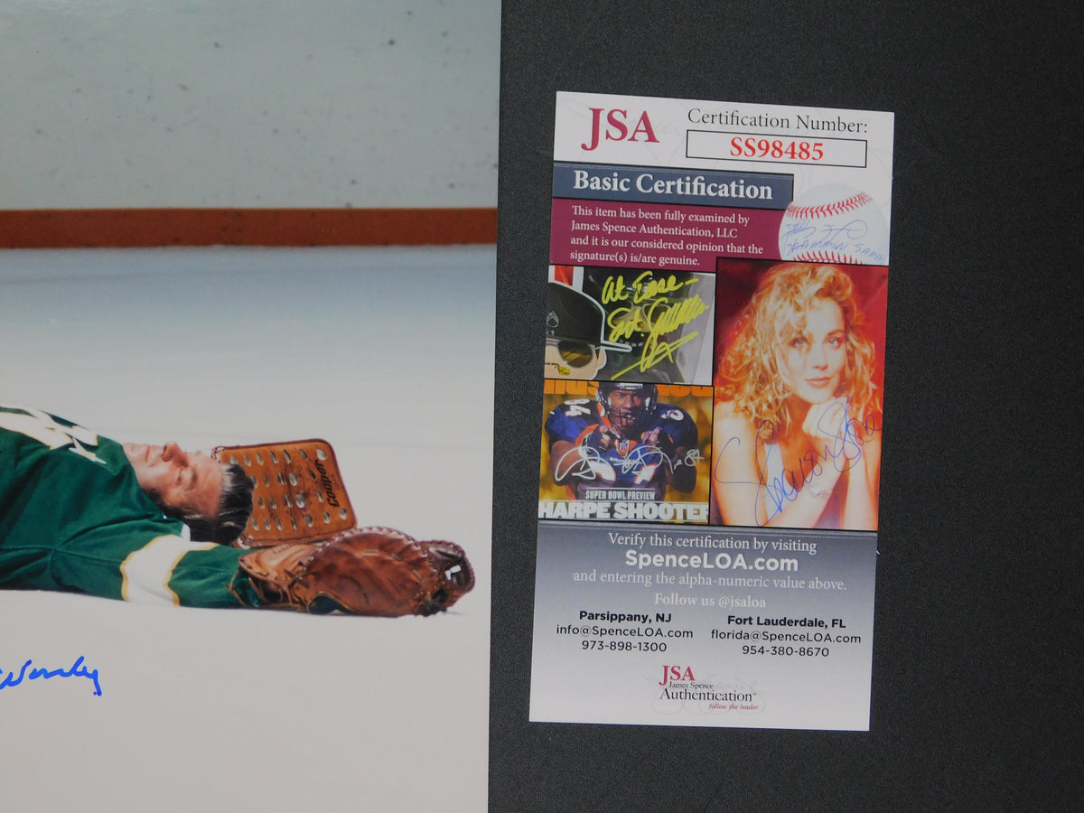 Gump Worsley Signed Autographed 8x10 Photo JSA COA Minnesota North Stars
