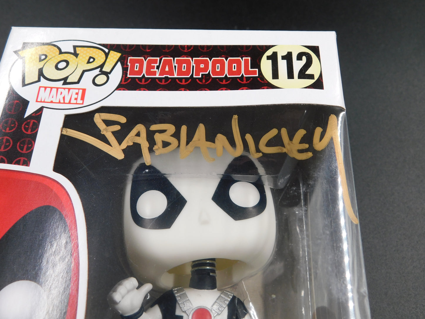 Fabian Nicieza Signed Autographed Funko Pop 112 Deadpool 2016 Convention Exclusive JSA COA