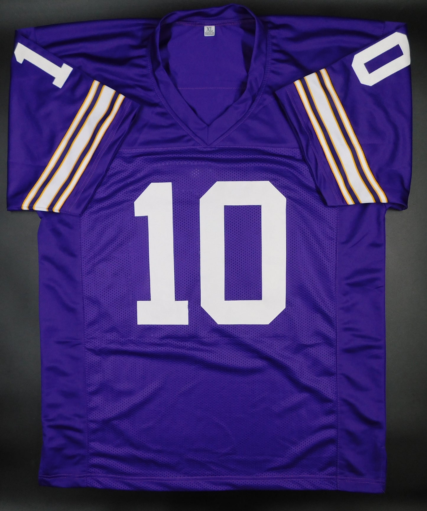 Fran Tarkenton Signed Autographed Minnesota Vikings Football Jersey HOF JSA COA