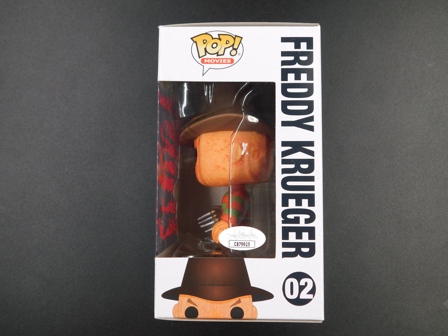 Robert Englund Signed Autographed Funko Pop 02 Freddy Krueger F**k Jason He's Got No Balls JSA COA B