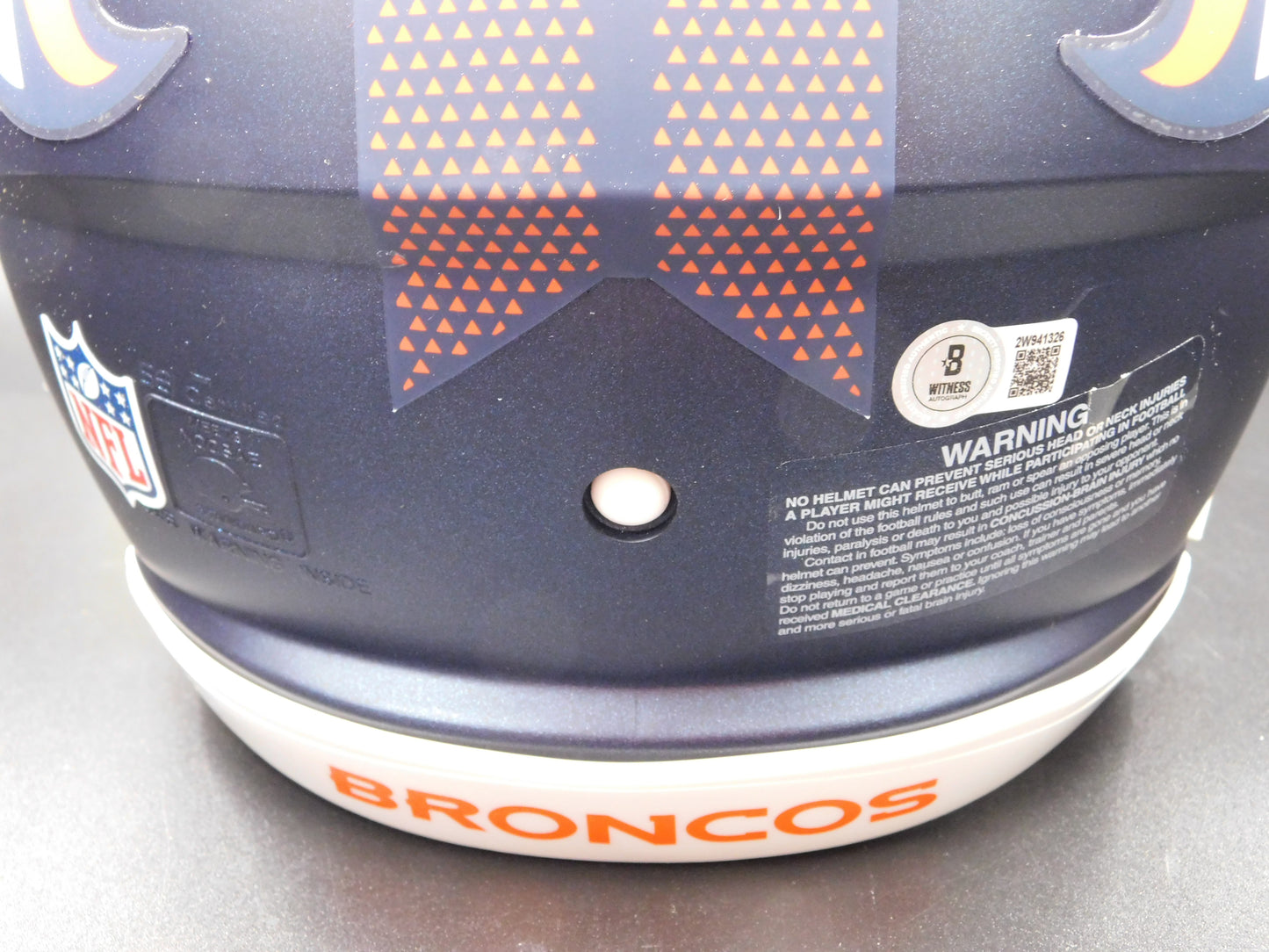 Patrick Pat Surtain II Signed Autographed Full Size Authentic Denver Broncos Speed Helmet BAS COA