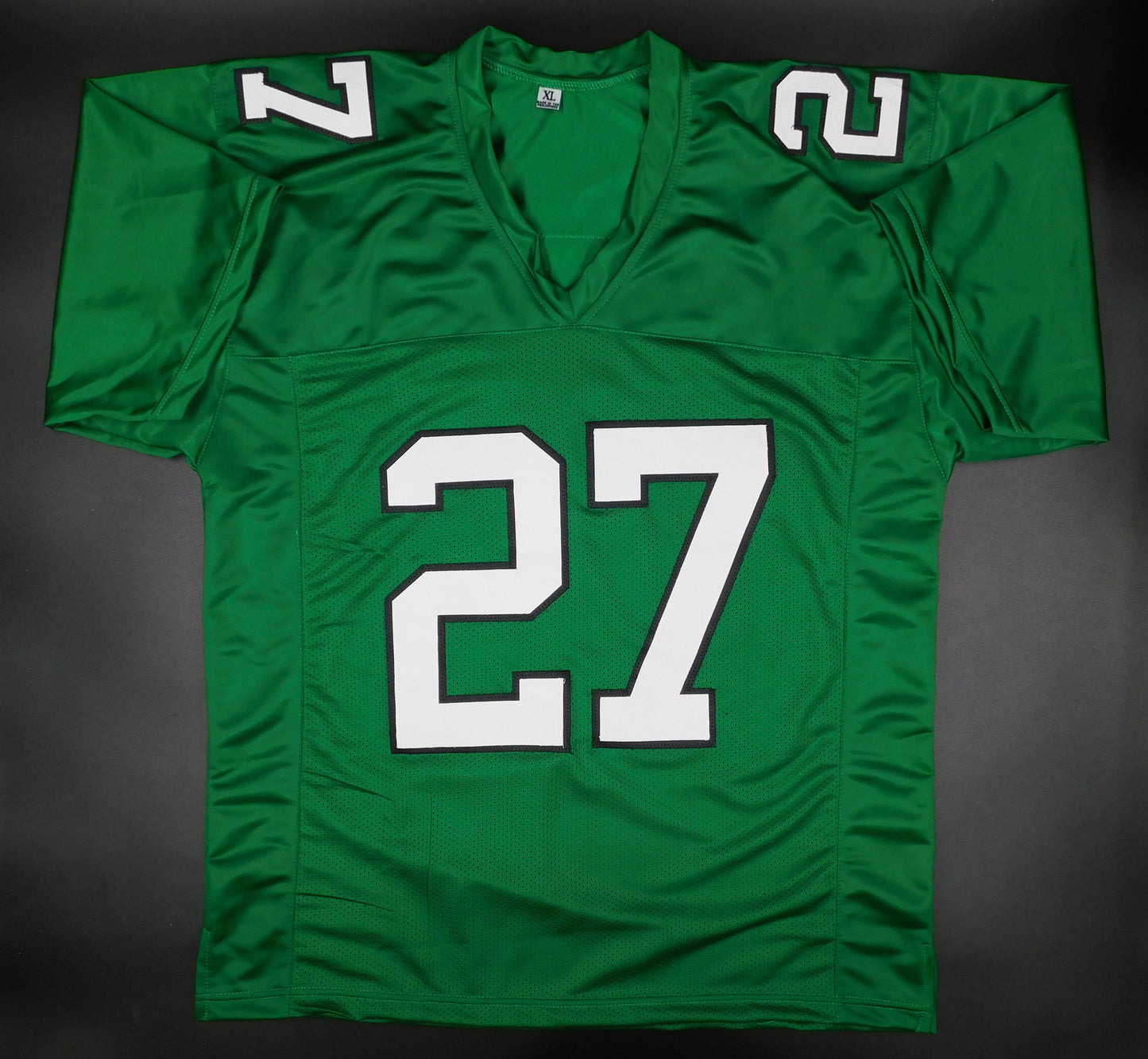 Quinyon Mitchell Signed Autographed Philadelphia Eagles Kelly Green Football Jersey JSA COA
