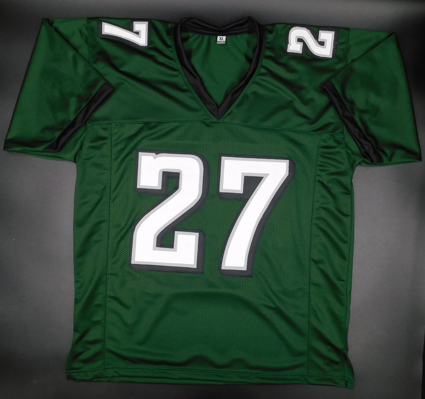 Quinyon Mitchell Signed Autographed Philadelphia Eagles Green Football Jersey JSA COA