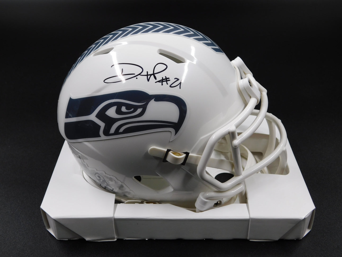 Devon Witherspoon Signed Autographed Seattle Seahawks 2024 STS Speed Mini Helmet BAS COA