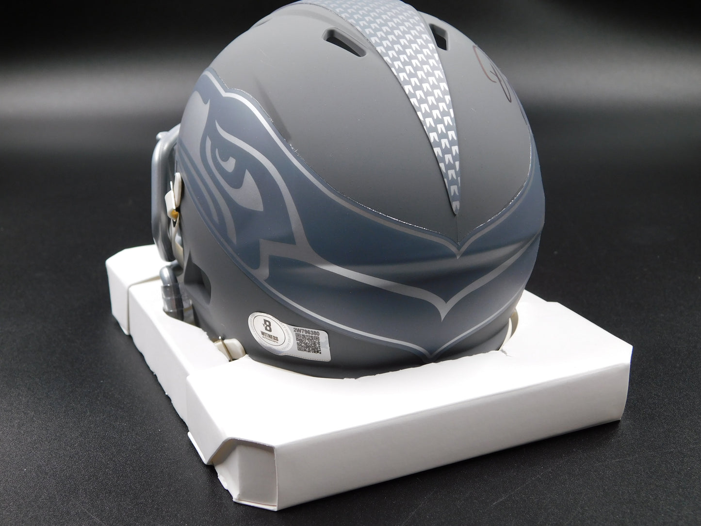 Devon Witherspoon Signed Autographed Seattle Seahawks Slate Speed Mini Helmet BAS COA