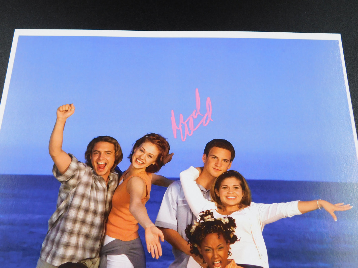 Maitland Ward Signed Autographed 8x11 Photo Boy Meets World Star Model JSA COA Pink