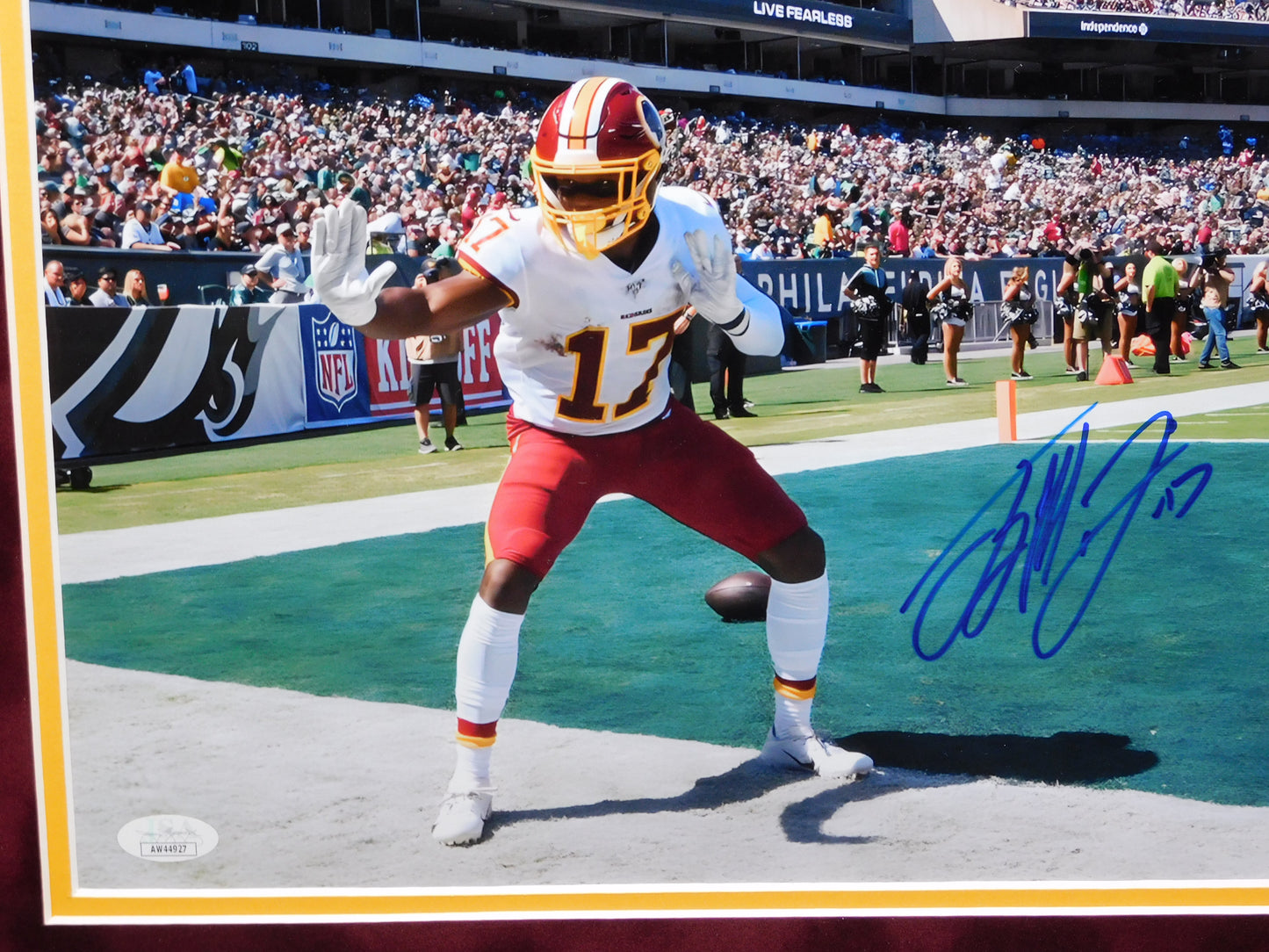 Terry McLaurin Signed Autographed Framed 11x14 Photo Washington Commanders JSA COA