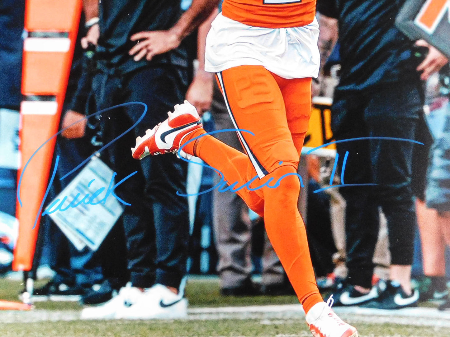 Patrick Surtain II PSII Signed Autographed 16x20 Photo Denver Broncos 2024 DPOY BAS COA A