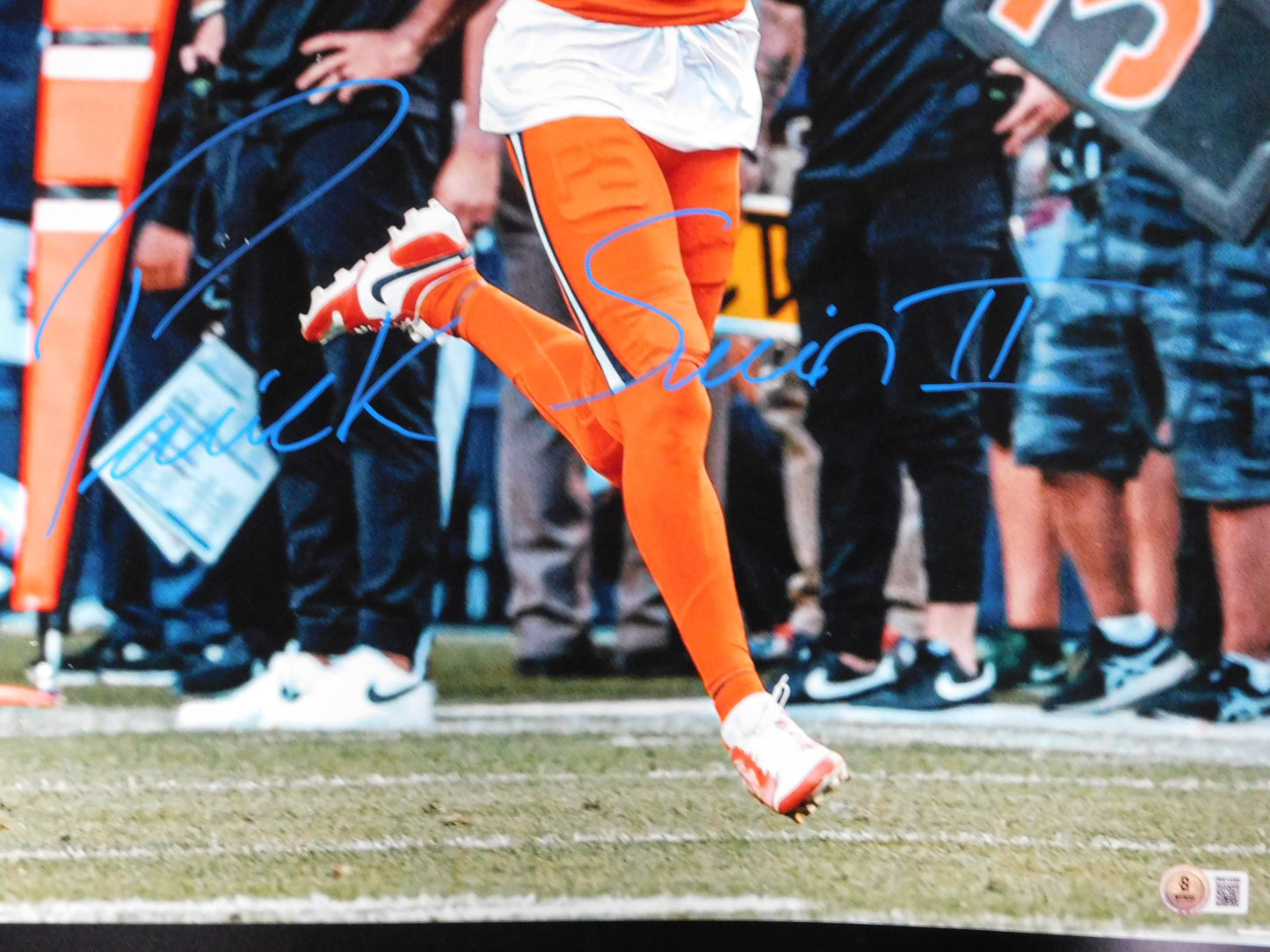 Patrick Surtain II PSII Signed Autographed 16x20 Photo Denver Broncos 2024 DPOY BAS COA B