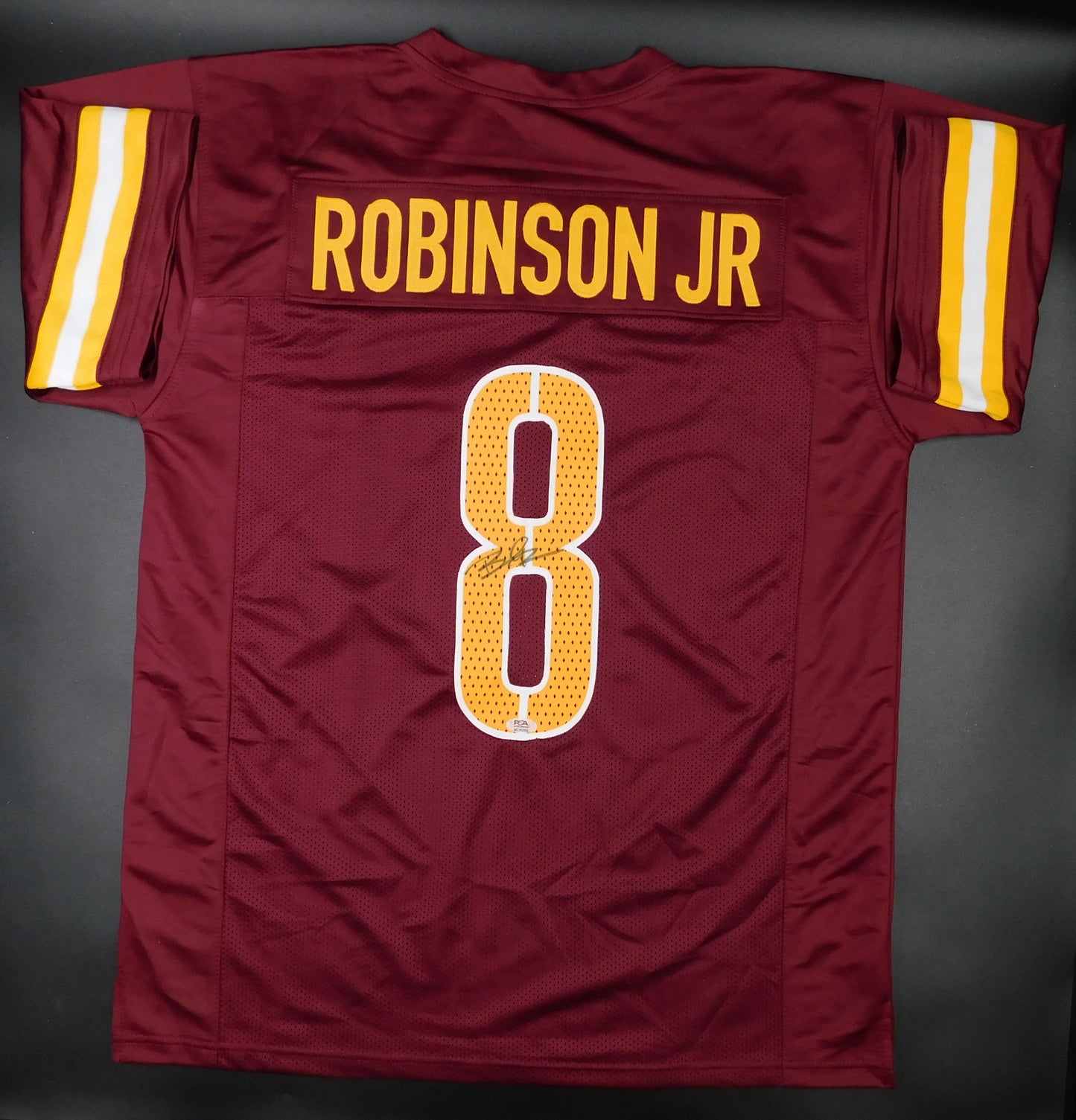 Brian Robinson Jr Signed Autographed Washington Commanders Football Jersey PSA COA