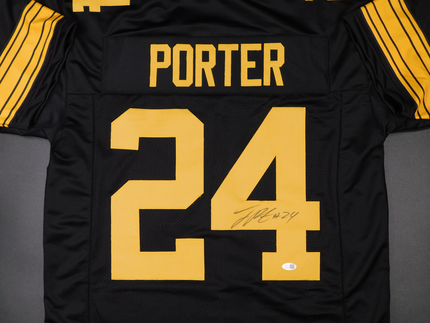 Joey Porter Jr Signed Autographed Pittsburgh Steelers Color Rush Jersey PSU JSA COA