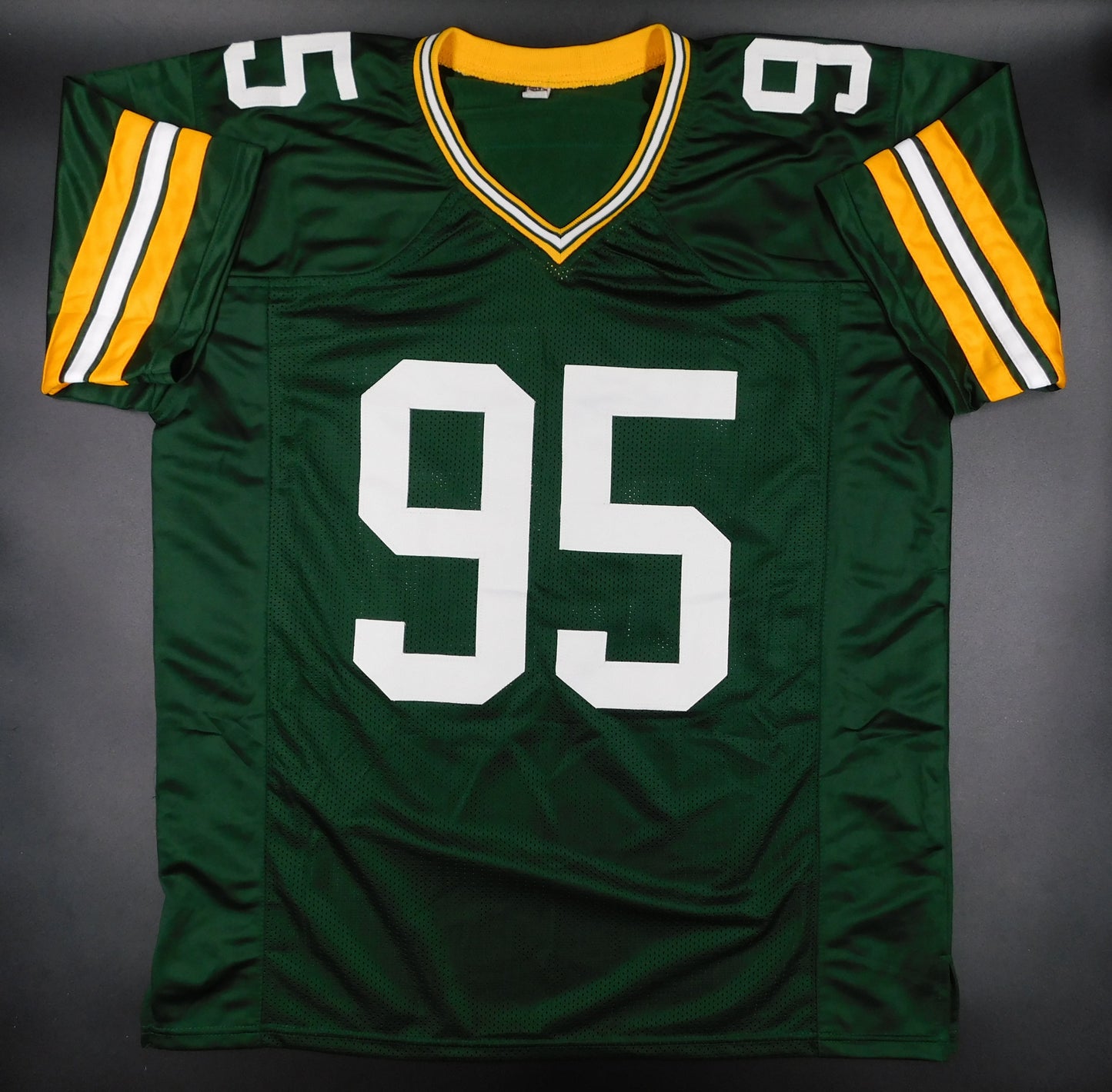 Devonte Wyatt Signed Autographed Green Bay Packers Green Football Jersey BAS COA