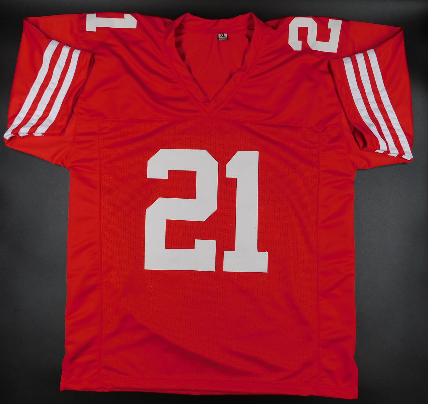 Frank Gore Signed Autographed San Francisco 49ers Red Football Jersey JSA COA