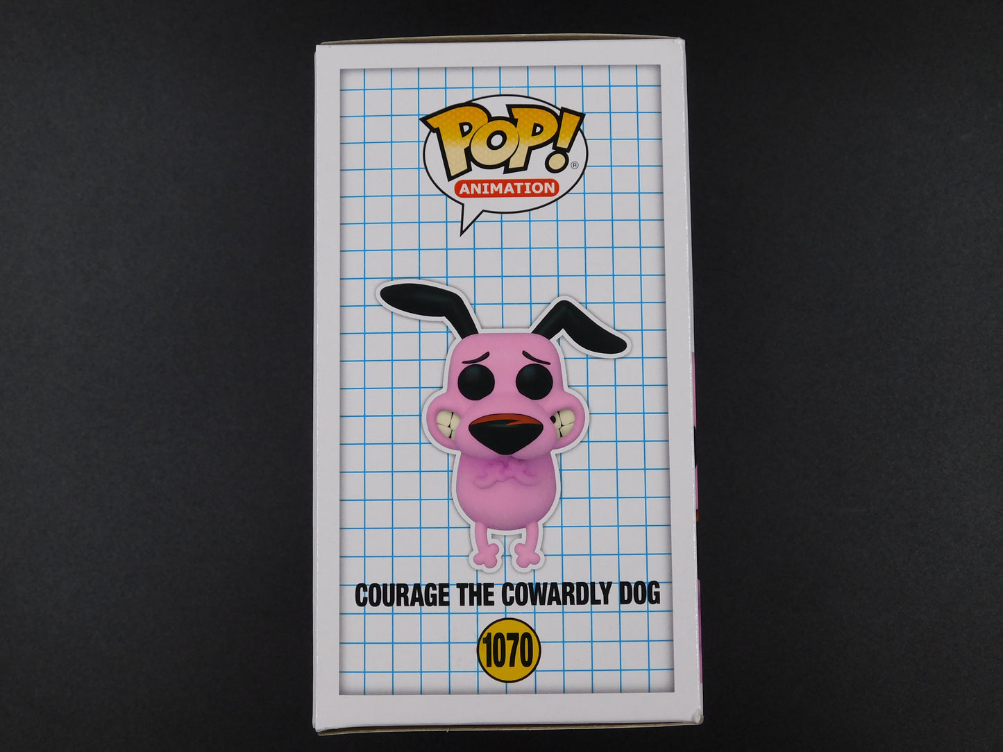 Jeff Brennan Remark Artwork Sketch Signed Funko Pop 1070 Courage The Cowardly Dog