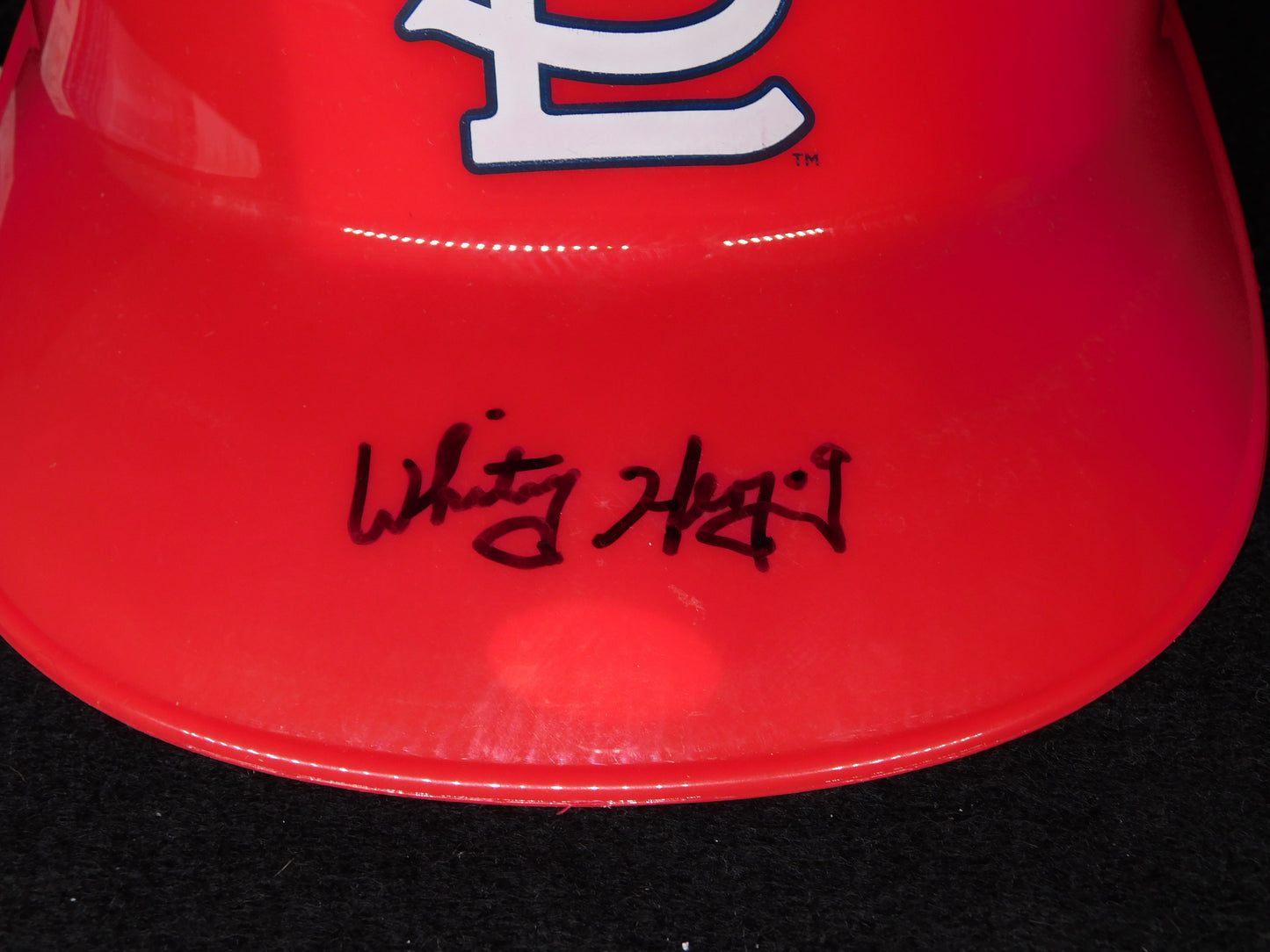 Whitey Herzog Signed Autographed Full Size St Louis Cardinals Batting Helmet JSA COA A