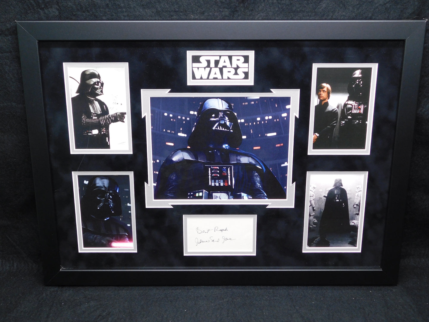 James Earl Jones Signed Autographed Framed Display Star Wars Darth Vader BAS COA