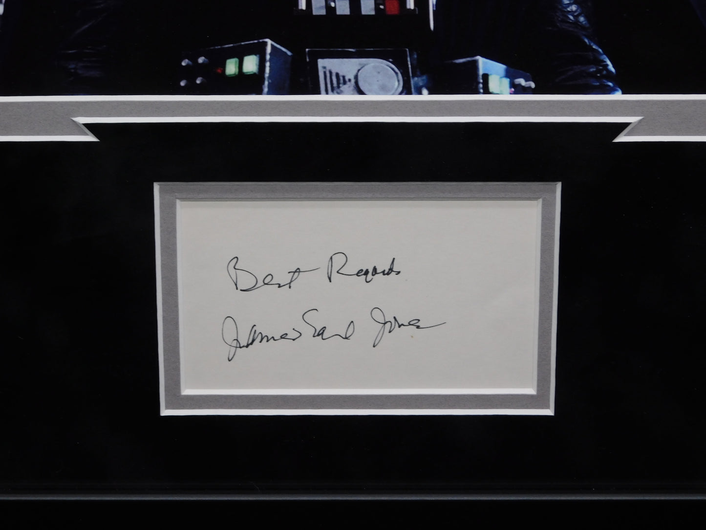 James Earl Jones Signed Autographed Framed Display Star Wars Darth Vader BAS COA