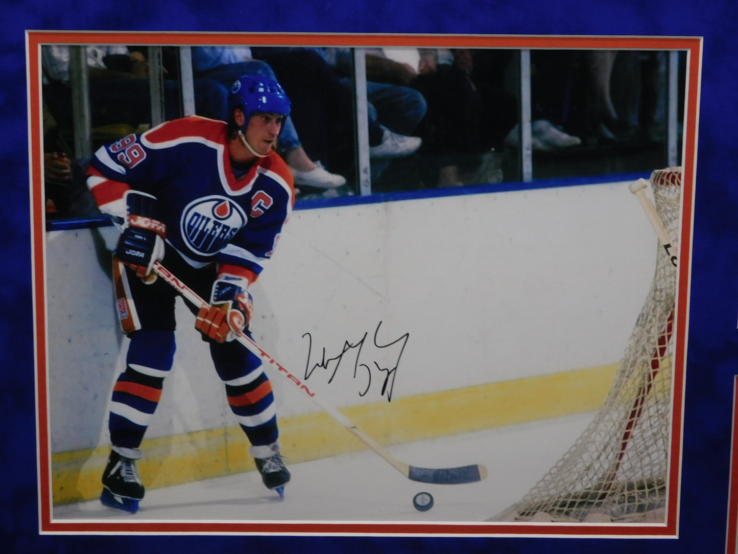 Wayne Gretzky Signed Autographed Framed Photo Oilers Rangers The Great One BAS LOA