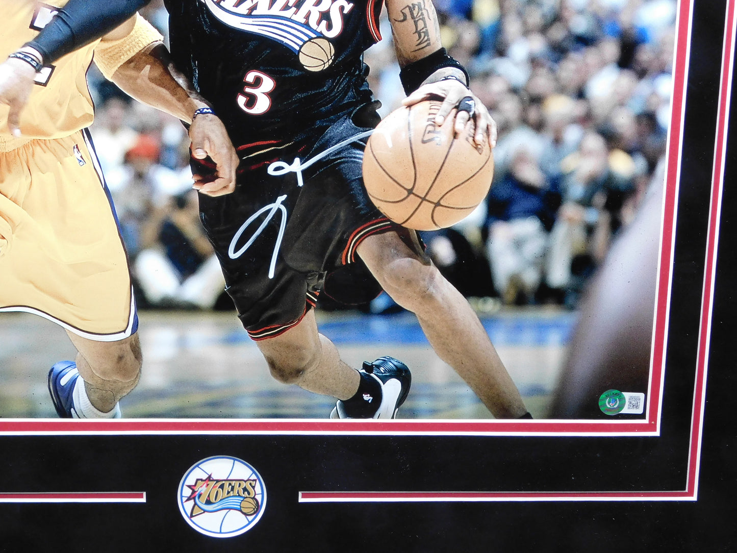 Allen Iverson AI Signed Autographed Framed 16x20 Photo Philadelphia 76ers BAS COA