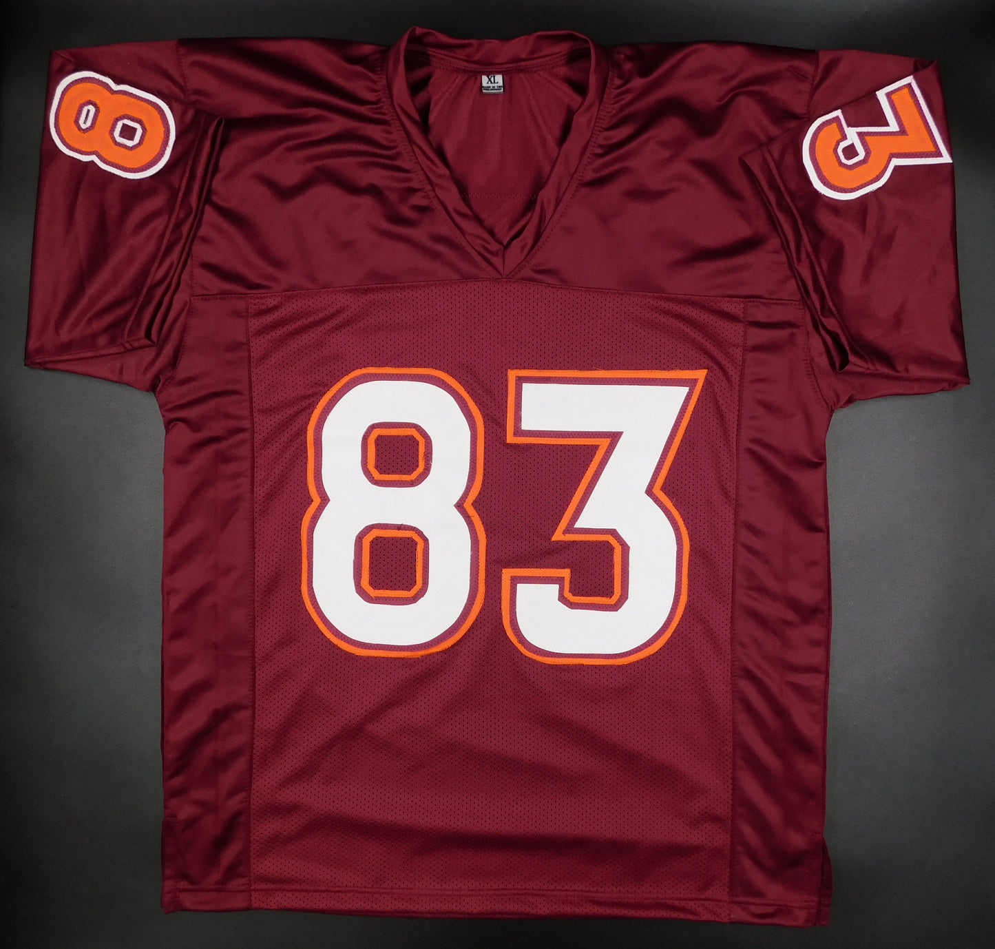 Jaylin Lane Signed Autographed Virginia Tech Hokies Maroon Football Jersey BAS COA