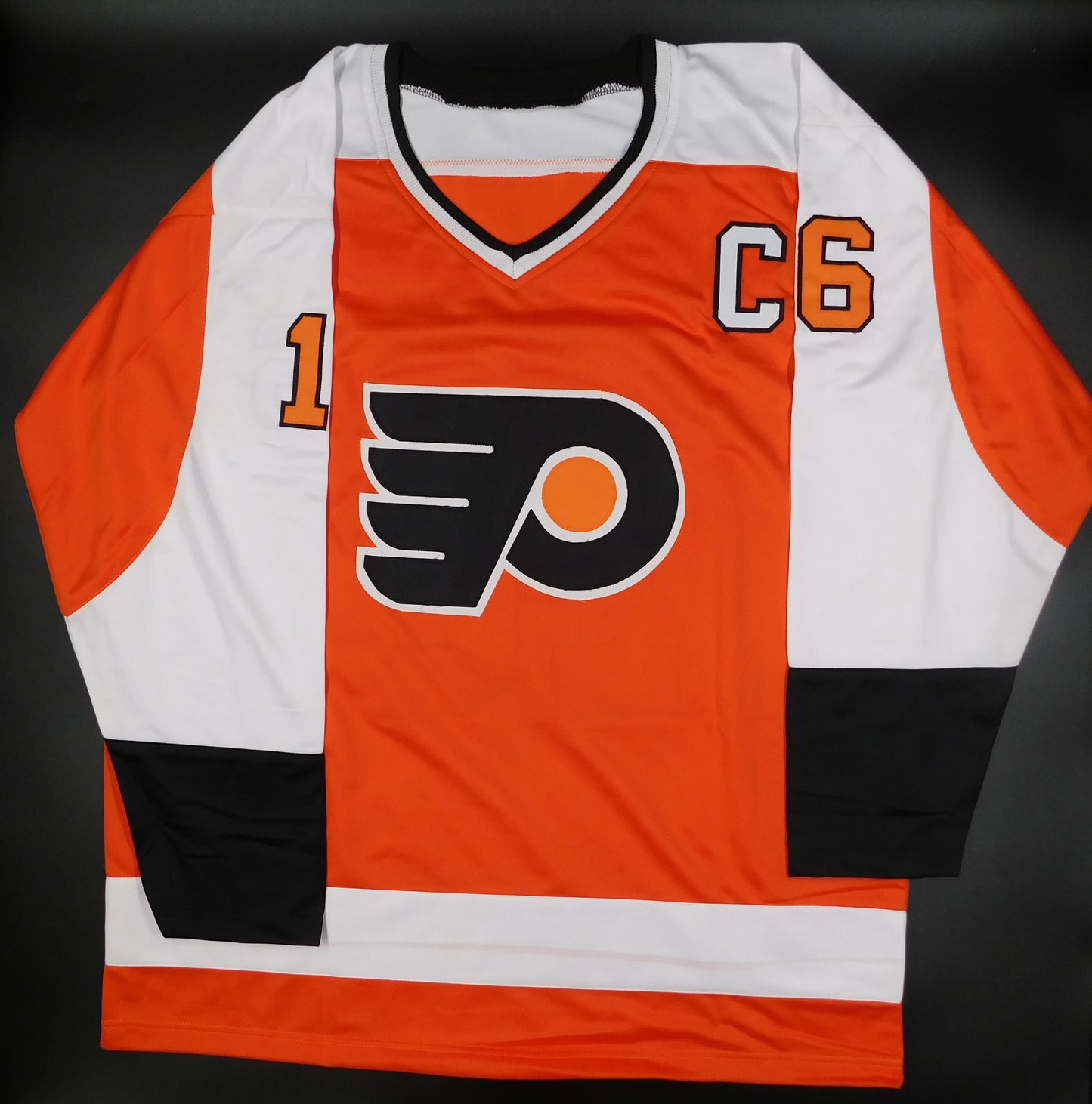 Bobby Bob Clarke Signed Autographed Philadelphia Flyers Hockey Jersey NHL JSA COA
