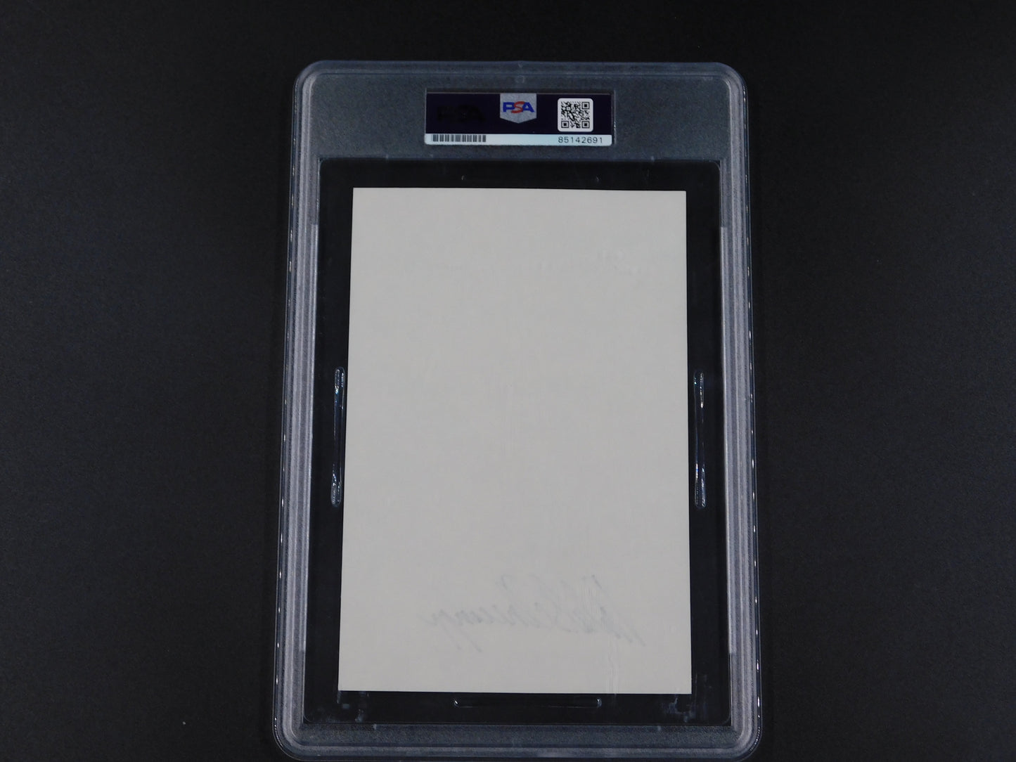 Arnold Schwarzenegger Signed Autographed 5x7 The Terminator Print PSA Slab COA