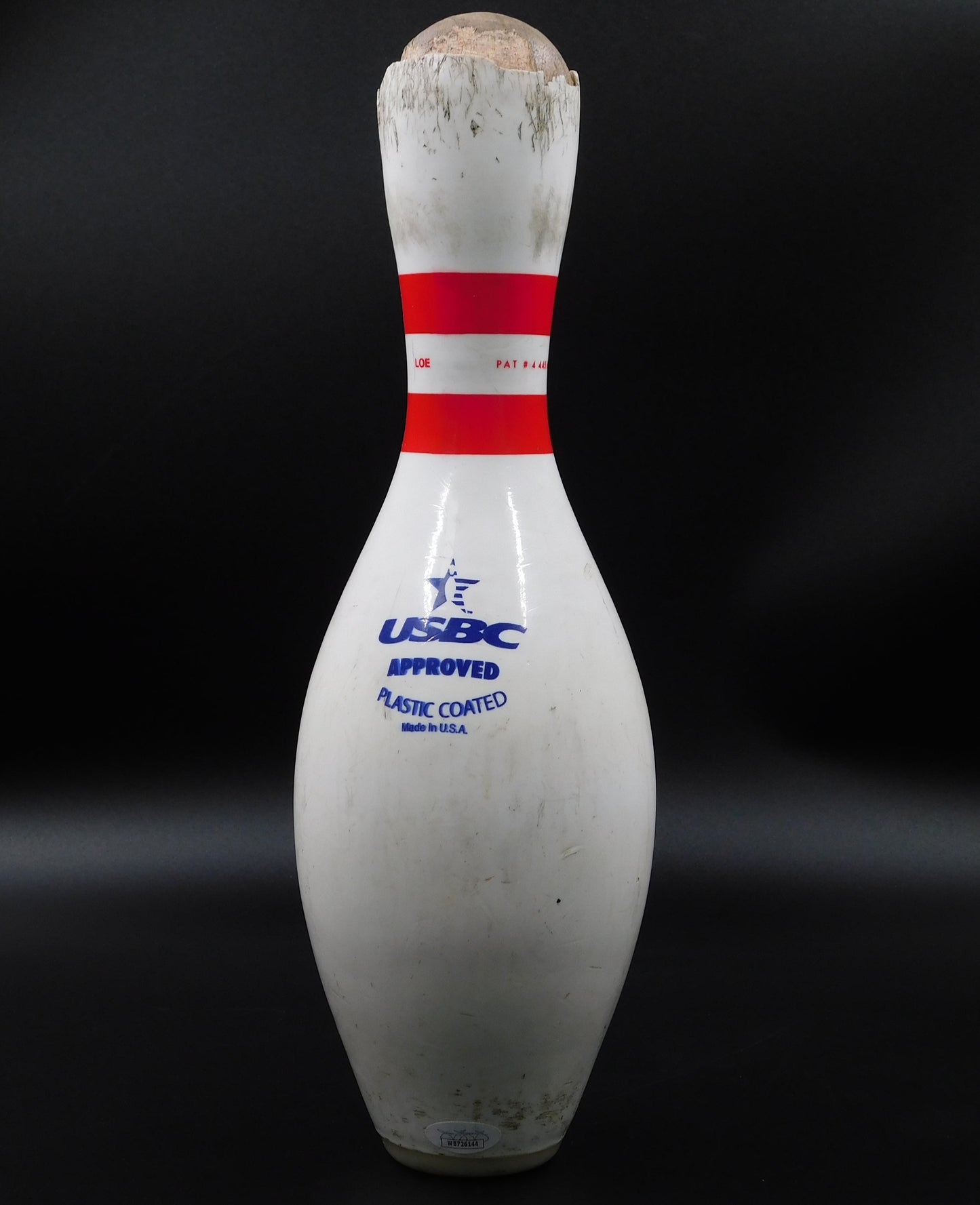 Pete Weber Signed Autographed Authentic Used Bowling Pin PBA USBC HOF JSA COA D