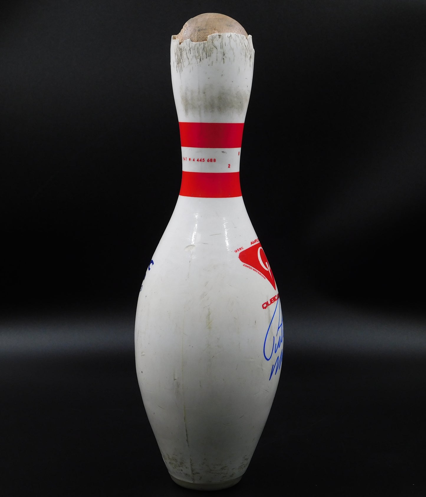 Pete Weber Signed Autographed Authentic Used Bowling Pin PBA USBC HOF JSA COA D