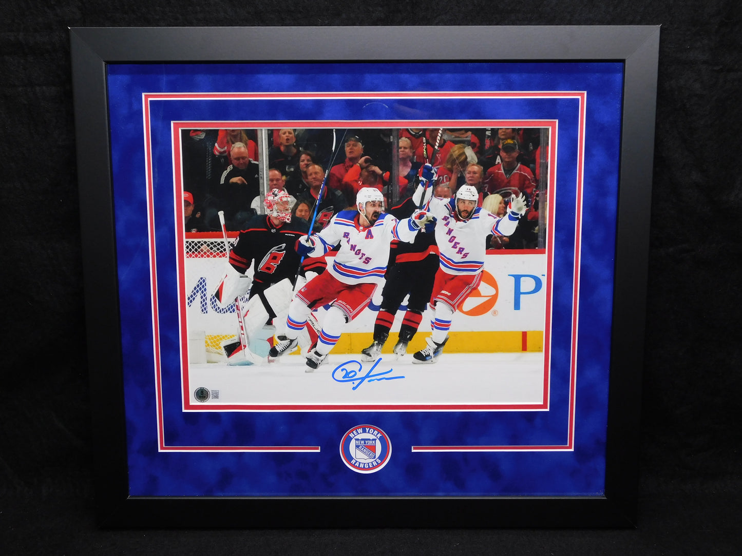 Chris Kreider Signed Autographed Framed 11x14 Photo New York Rangers BAS COA