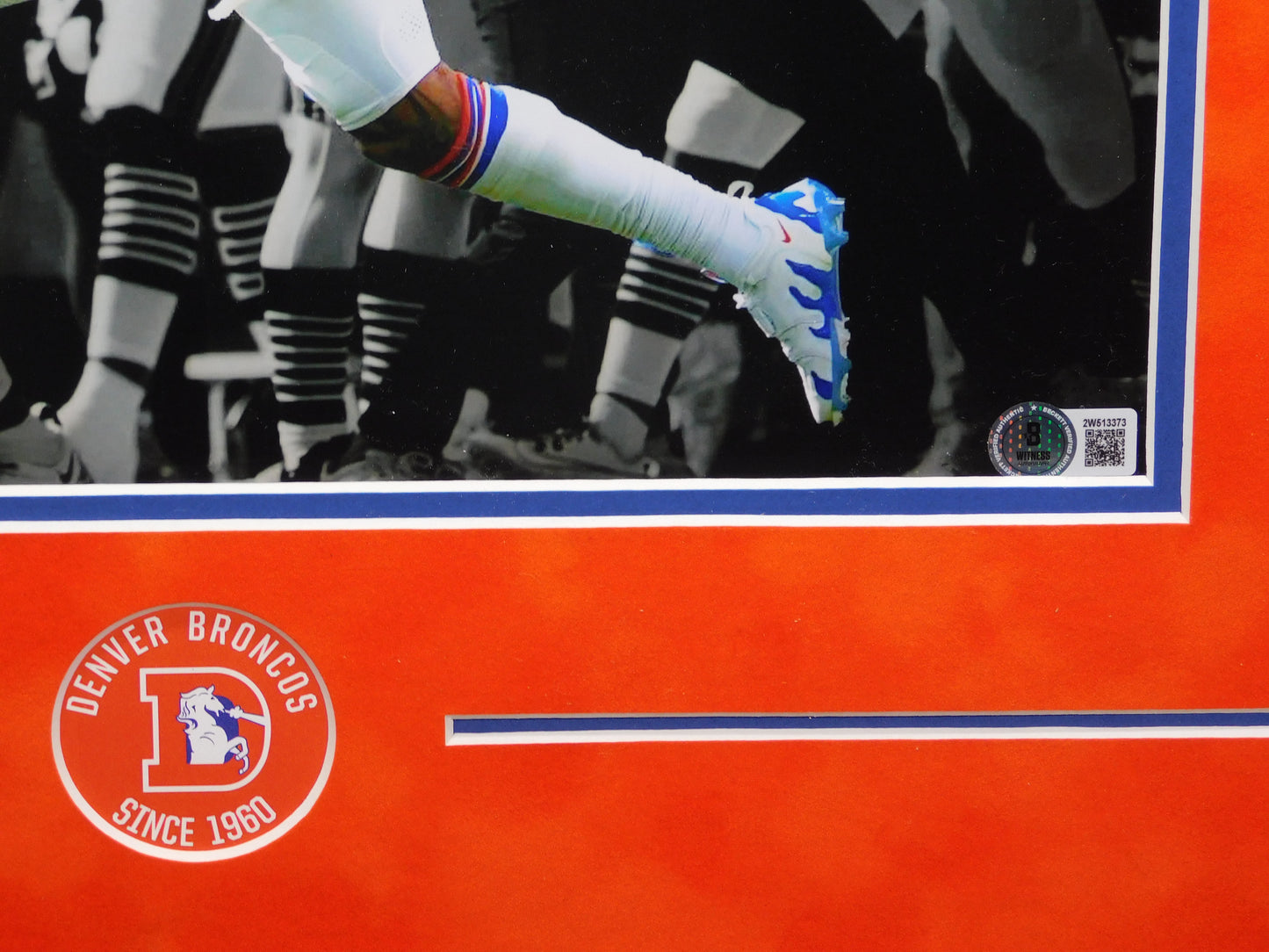 Patrick Surtain II PSII Signed Inscribed Framed 11x14 Photo Denver Broncos 2024 DPOY BAS COA C
