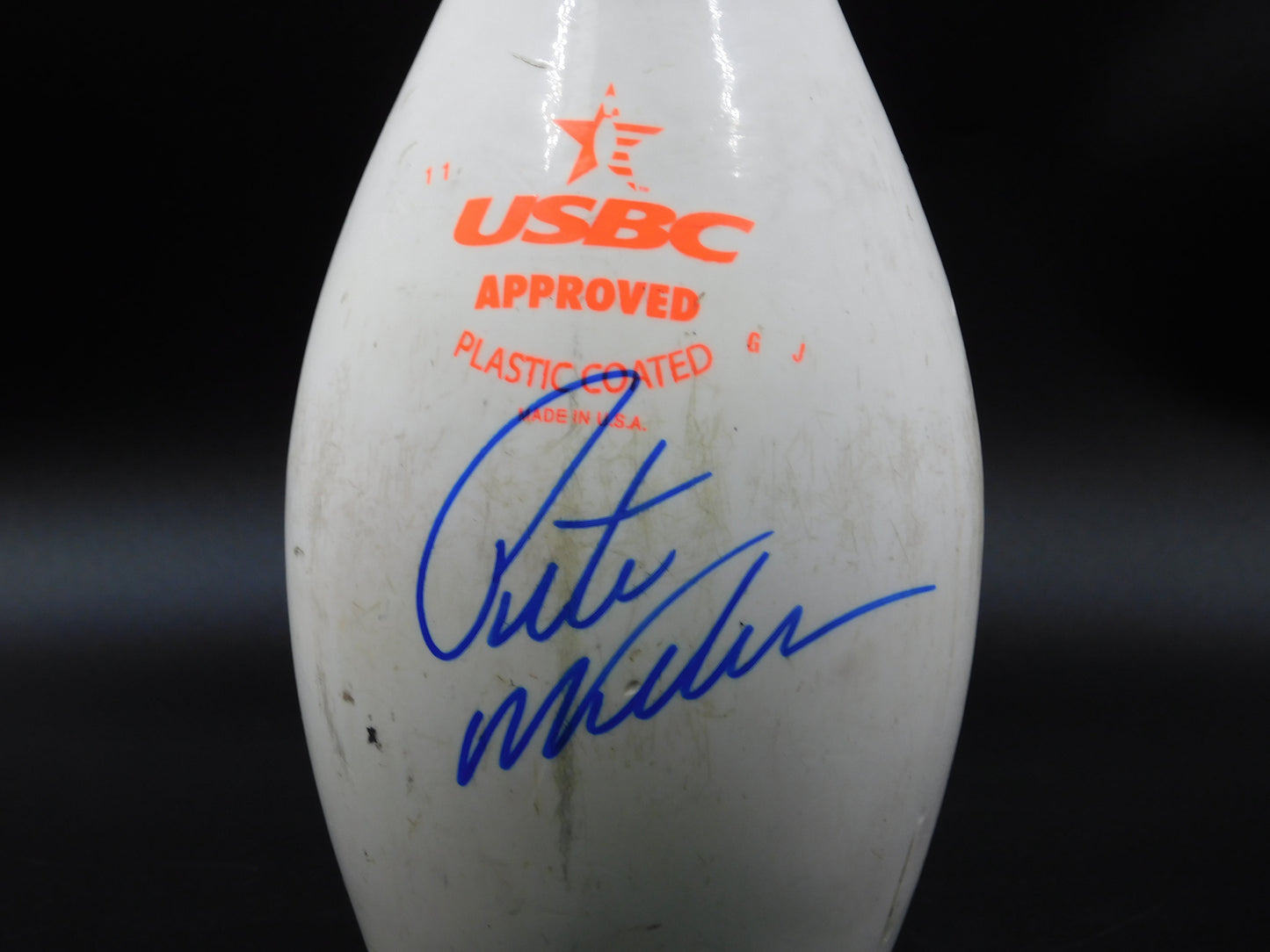Pete Weber Signed Autographed Authentic Used Bowling Pin PBA USBC HOF JSA COA E