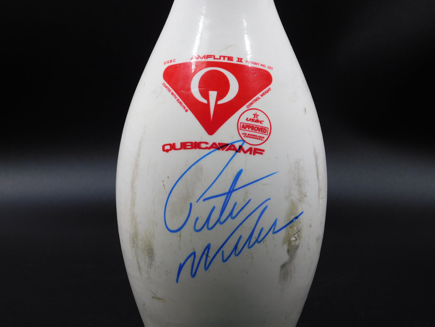 Pete Weber Signed Autographed Authentic Used Bowling Pin PBA USBC HOF JSA COA F
