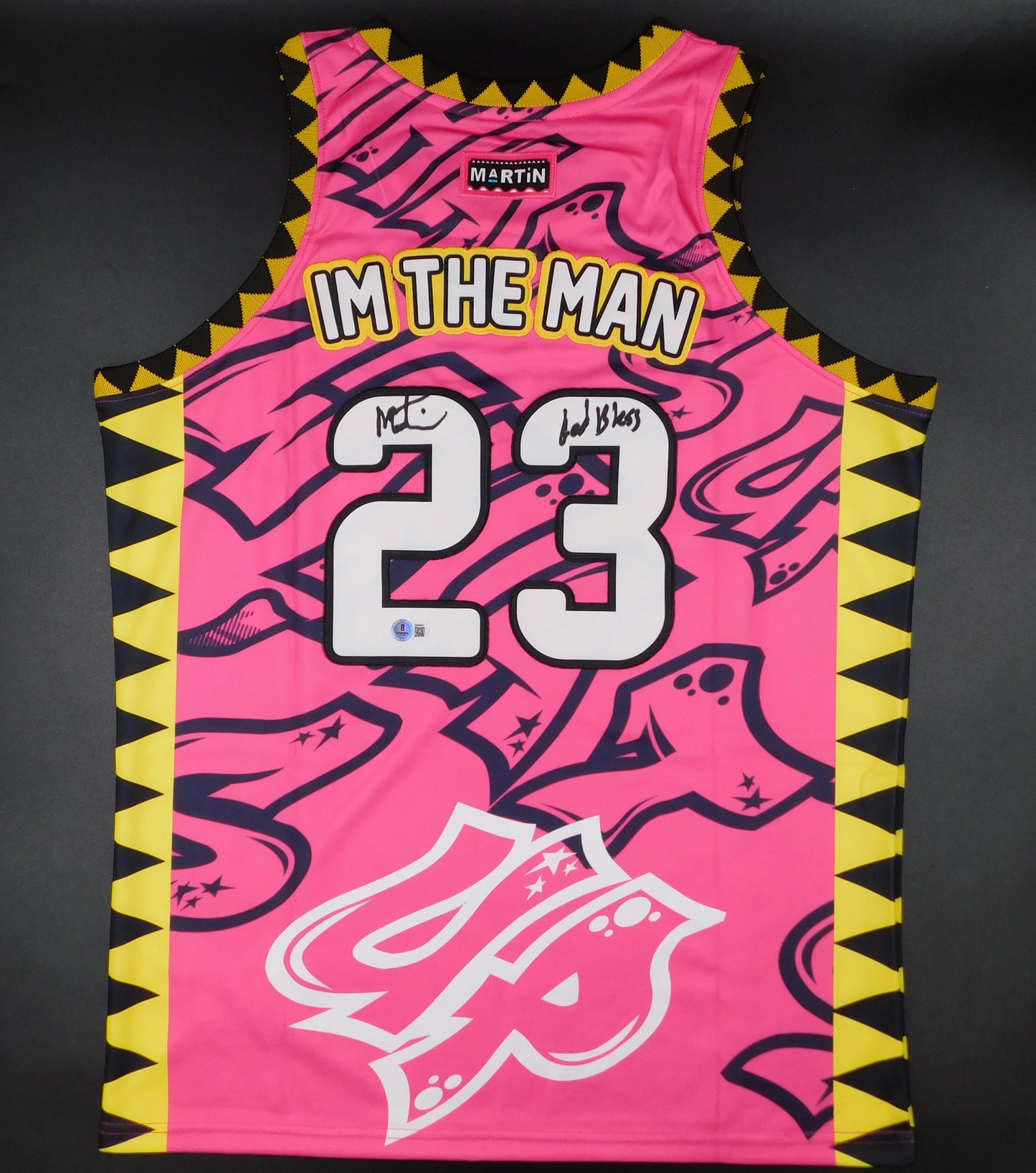 Martin Lawrence Signed Autographed Im The Man Martin Basketball Jersey BAS COA A