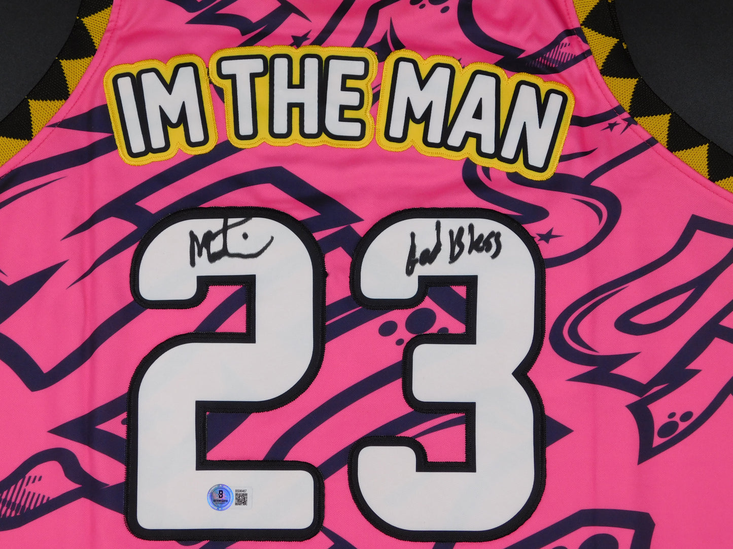 Martin Lawrence Signed Autographed Im The Man Martin Basketball Jersey BAS COA A