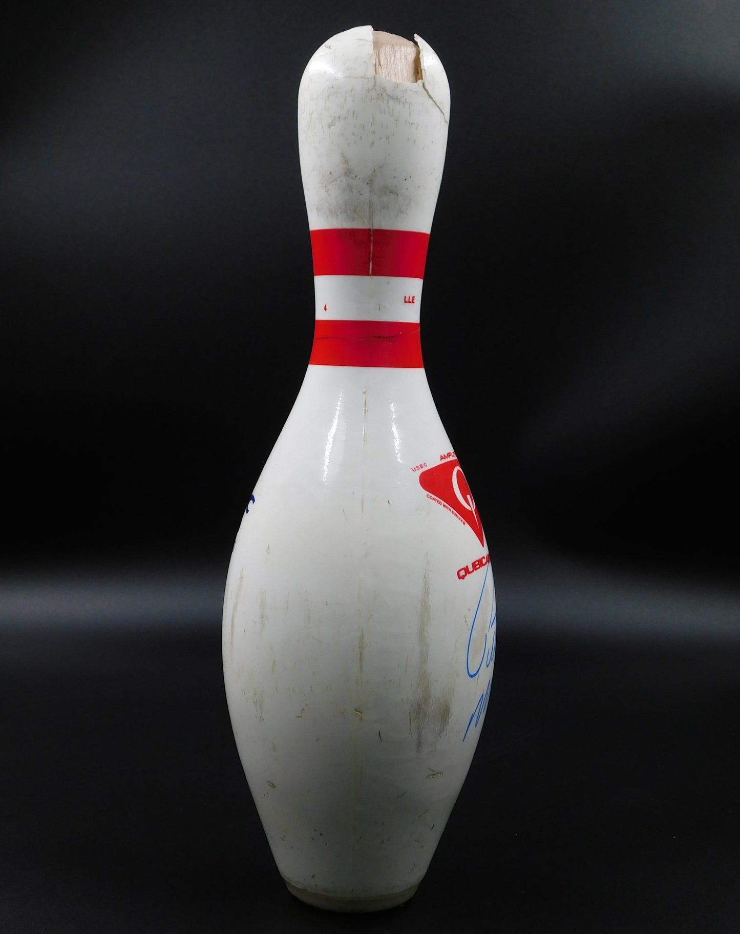 Pete Weber Signed Autographed Authentic Used Bowling Pin PBA USBC HOF JSA COA F