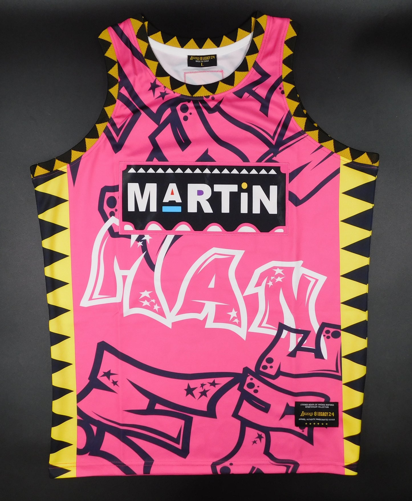 Martin Lawrence Signed Autographed Im The Man Martin Basketball Jersey BAS COA A