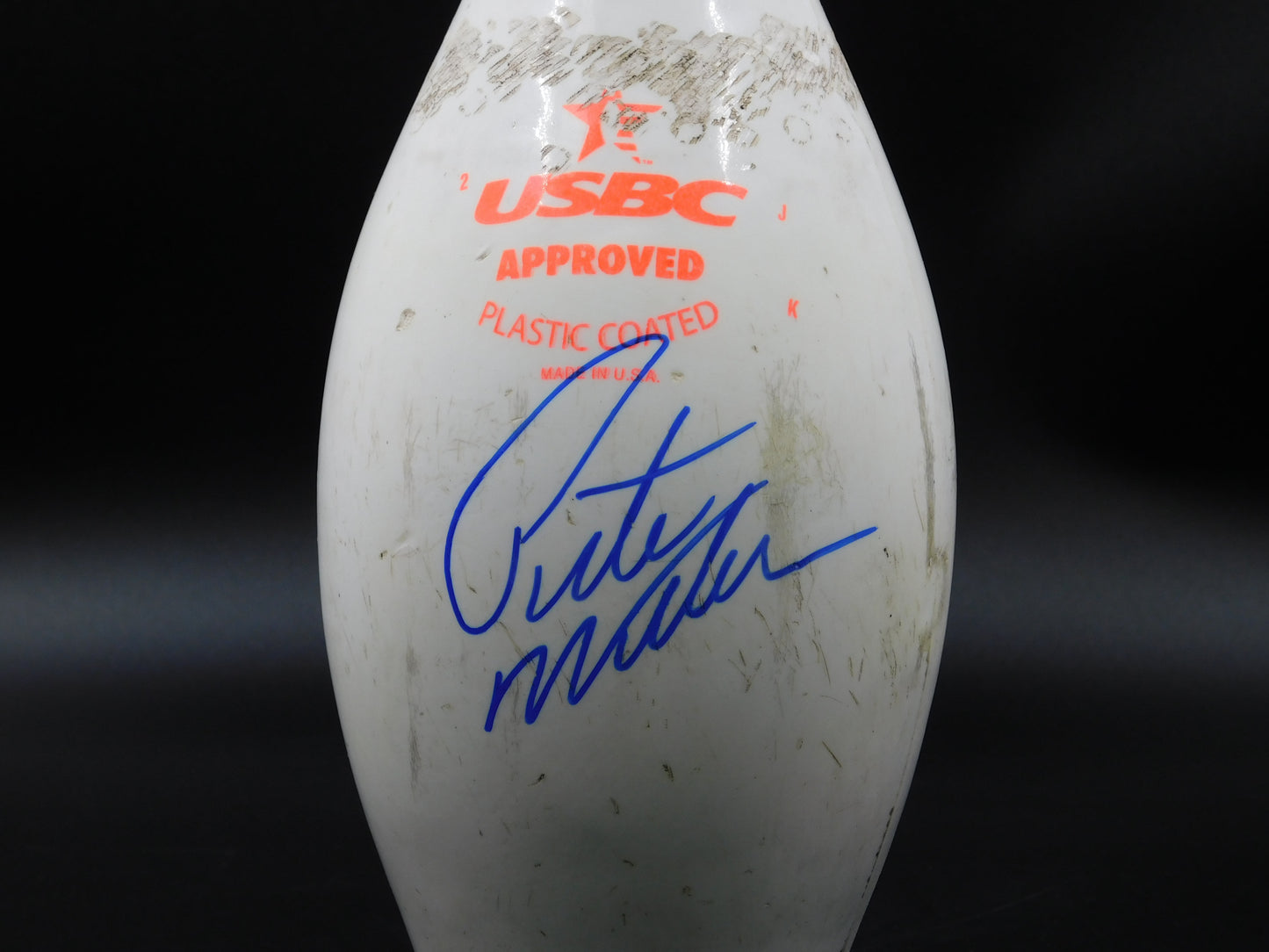 Pete Weber Signed Autographed Authentic Used Bowling Pin PBA USBC HOF JSA COA G