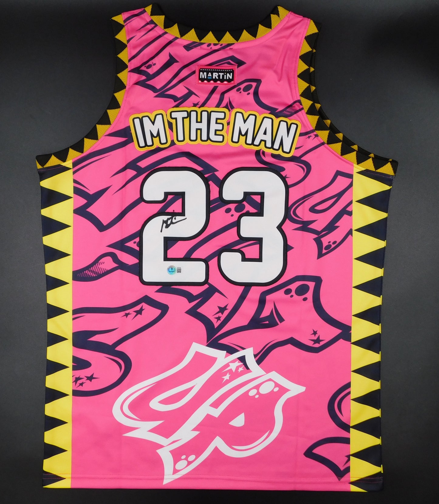 Martin Lawrence Signed Autographed Im The Man Martin Basketball Jersey BAS COA B