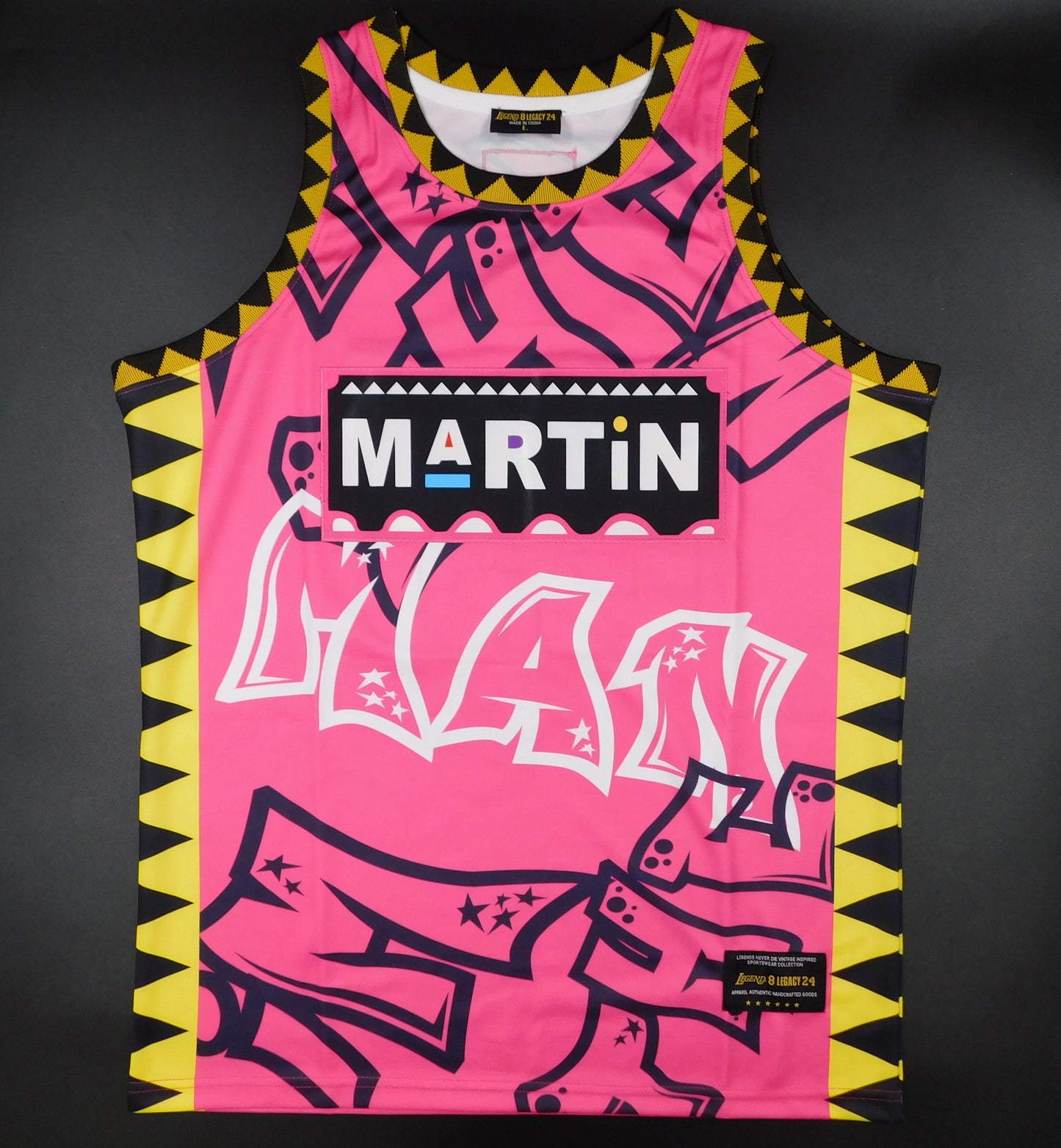 Martin Lawrence Signed Autographed Im The Man Martin Basketball Jersey BAS COA B