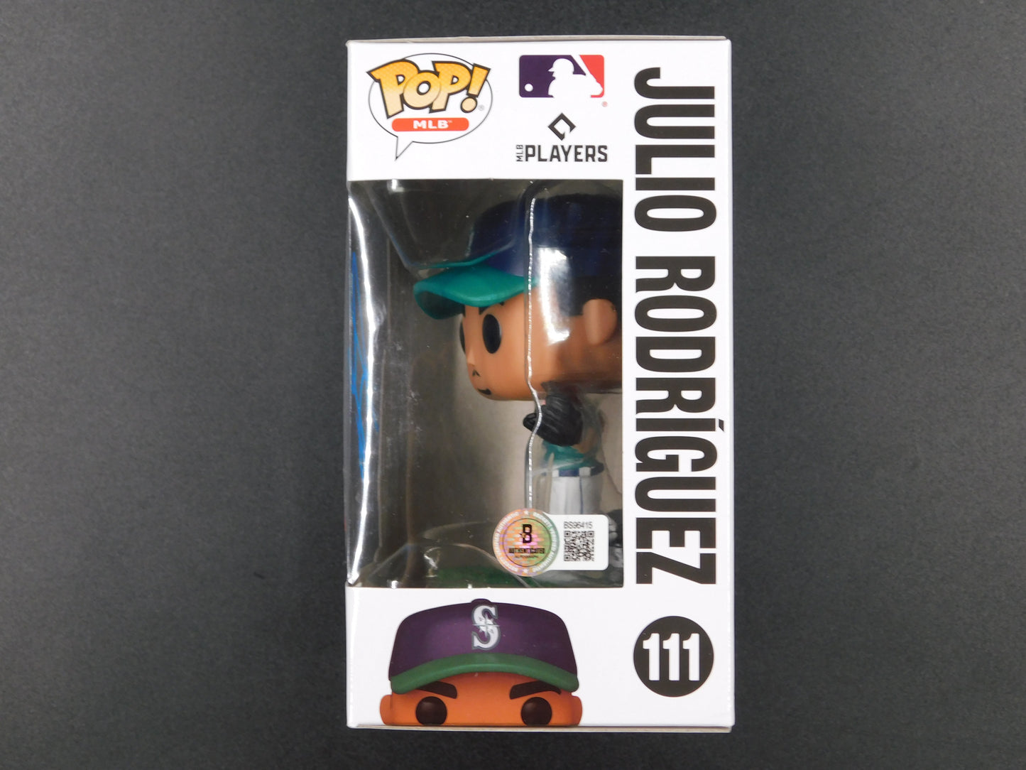 Julio Rodríguez J-Rod Signed Autographed Funko Pop 111 Seattle Mariners MLB BAS COA A