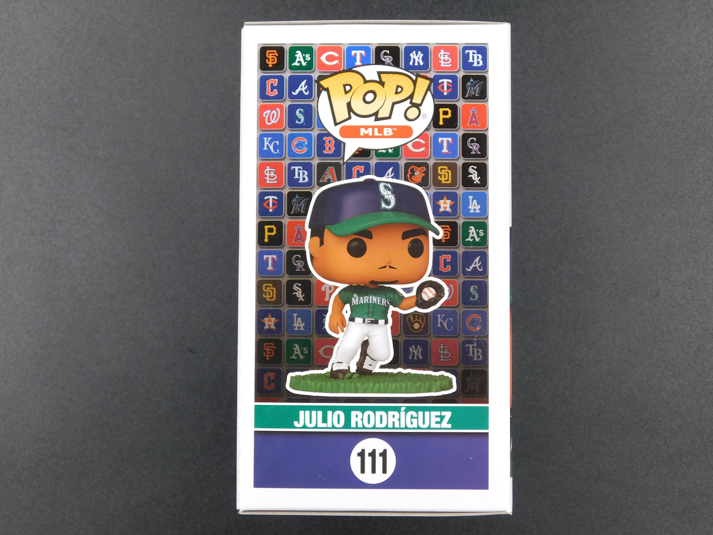 Julio Rodríguez J-Rod Signed Autographed Funko Pop 111 Seattle Mariners MLB BAS COA A
