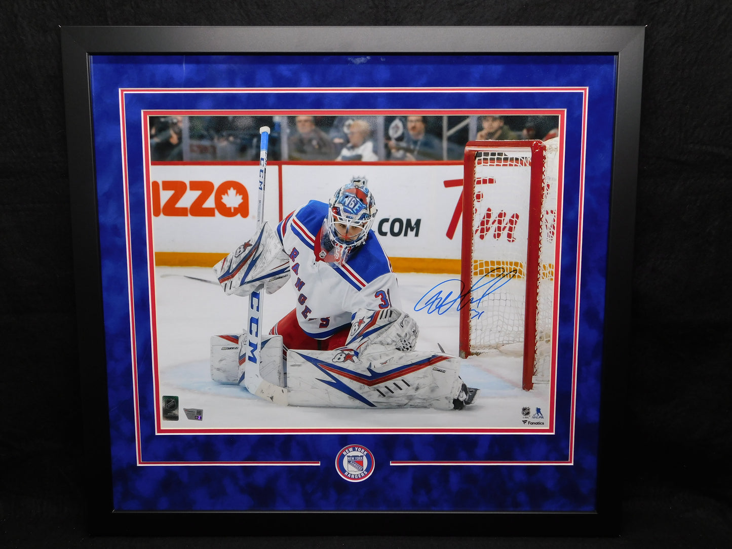 Igor Shesterkin Signed Autographed Framed 16x20 Photo New York Rangers Fanatics COA