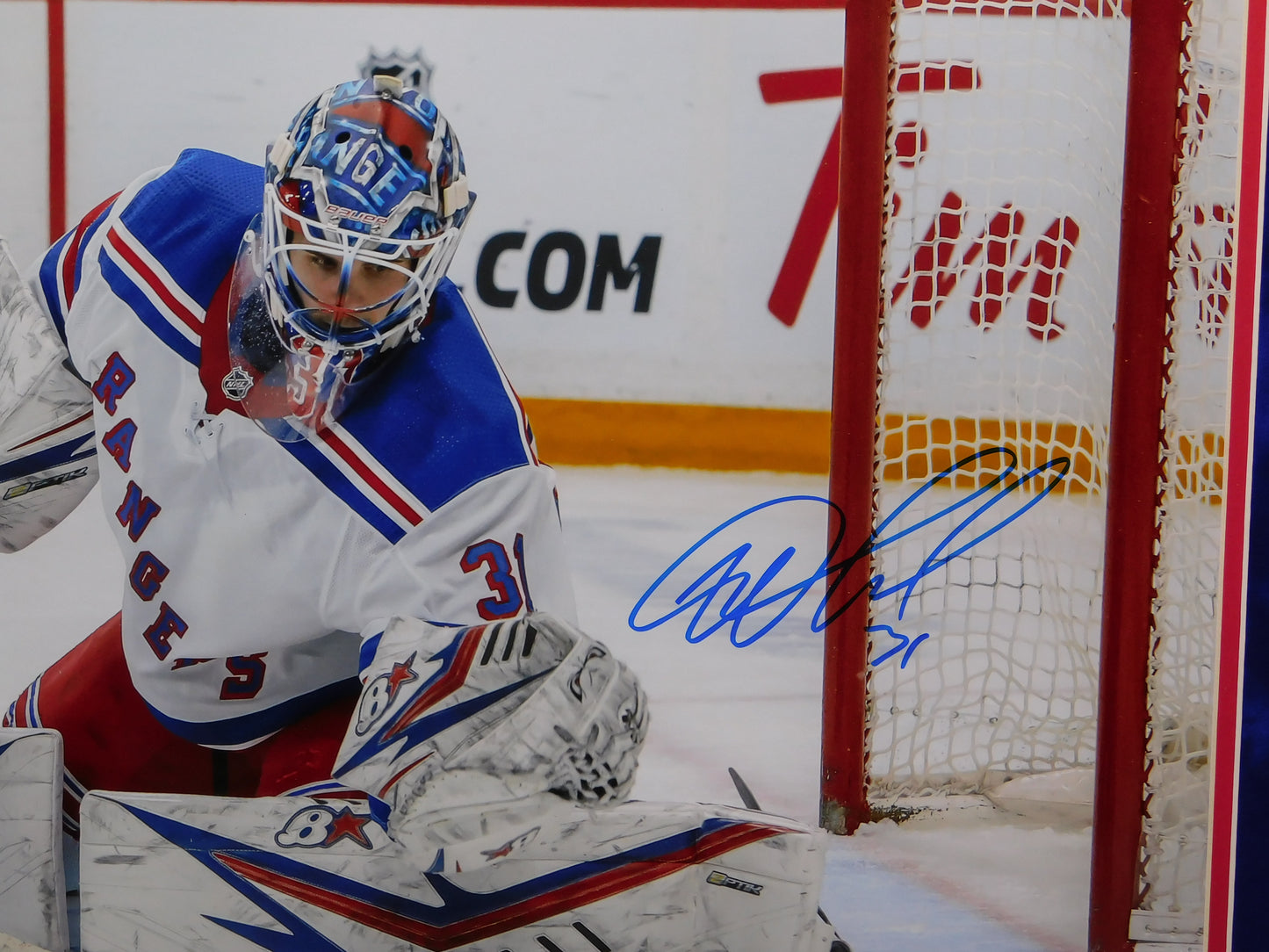 Igor Shesterkin Signed Autographed Framed 16x20 Photo New York Rangers Fanatics COA